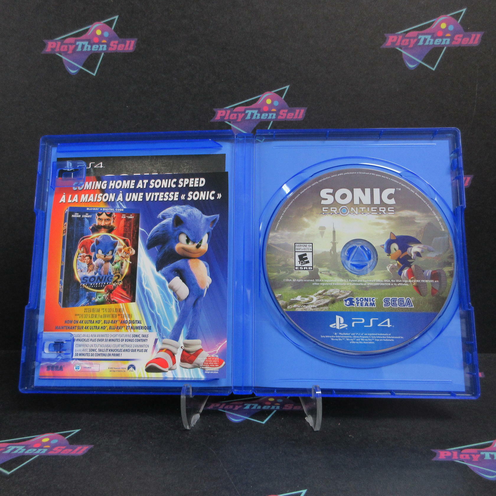 Sonic Frontiers PS4 PlayStation 4 Complete - Excellent