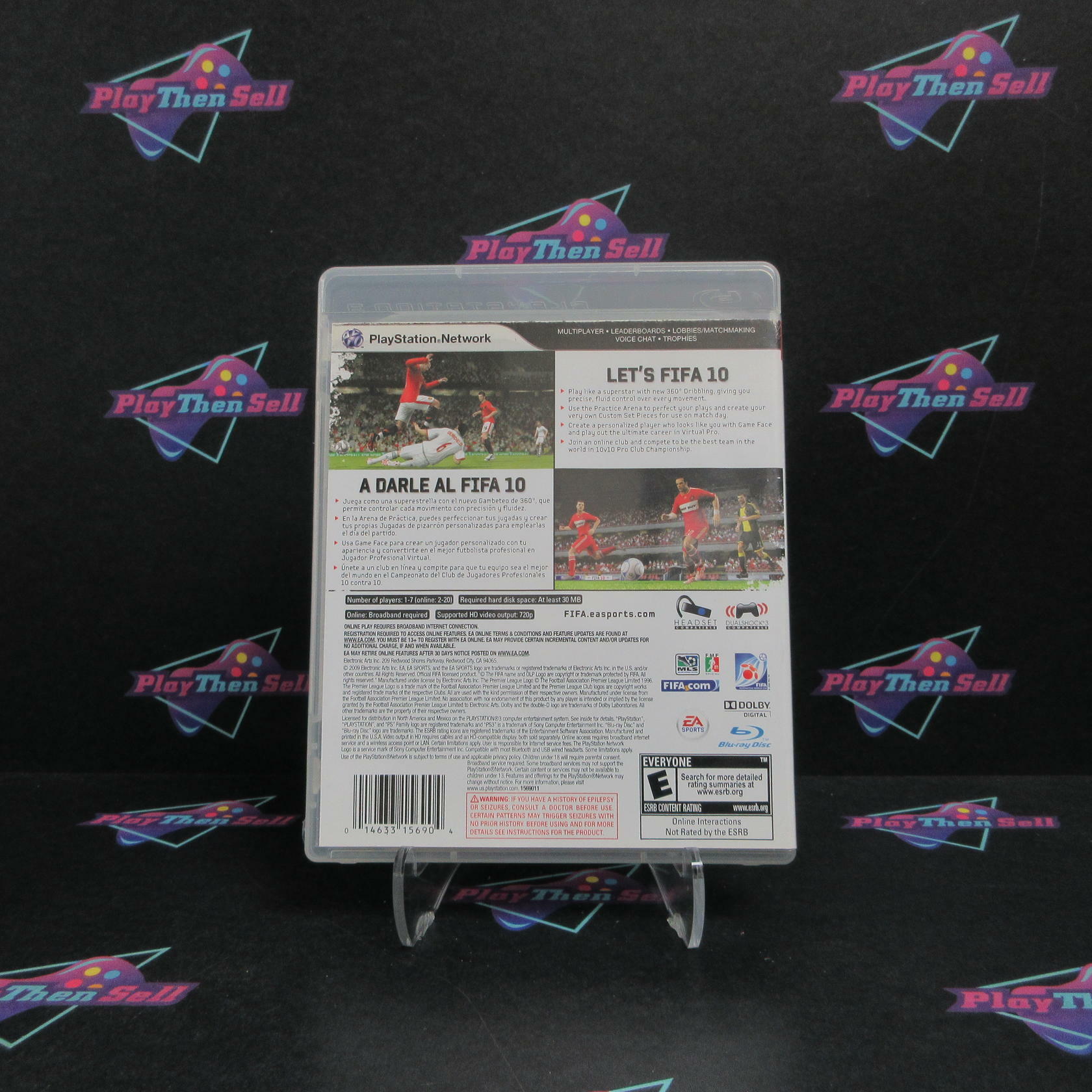 FIFA Soccer 10 PS3 Playstation 3 AD/MD Complete CIB - Very Good