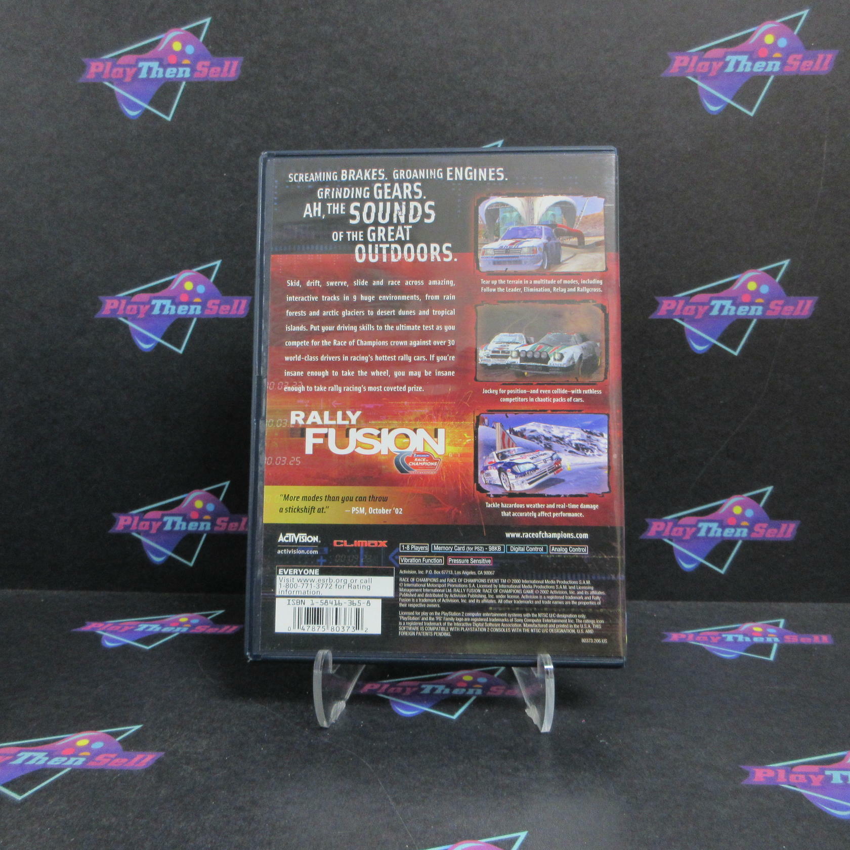 Rally Fusion Race of Champions PS2 PlayStation 2 + Reg Card Complete - Excellent