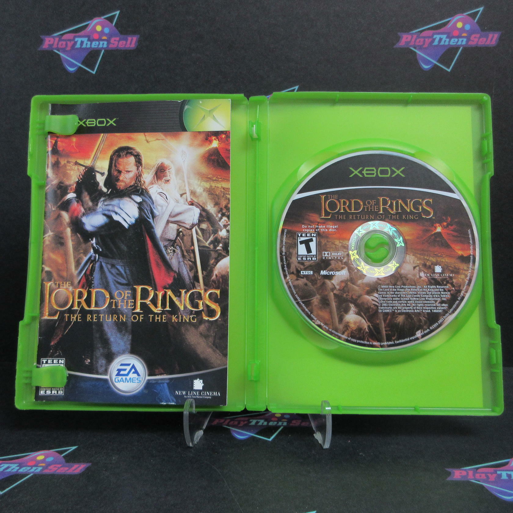 Lord of The Rings The Return of The King Xbox AD Complete CIB - Very Good