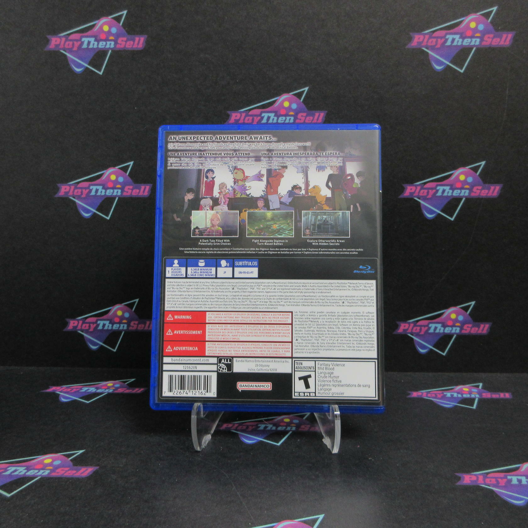 Digimon Survive PS4 PlayStation 4 Complete - Excellent