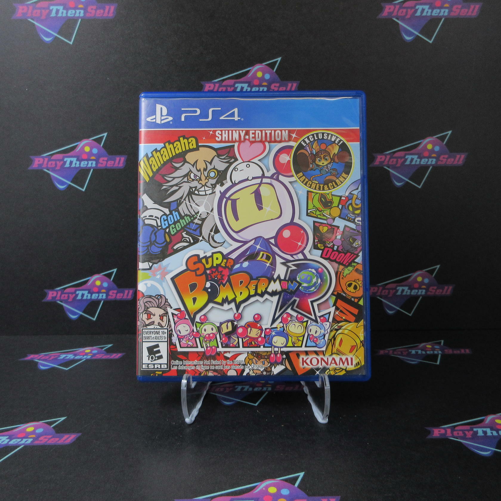 Super Bomberman R Shiny Edition PS4 PlayStation 4 Complete - Excellent
