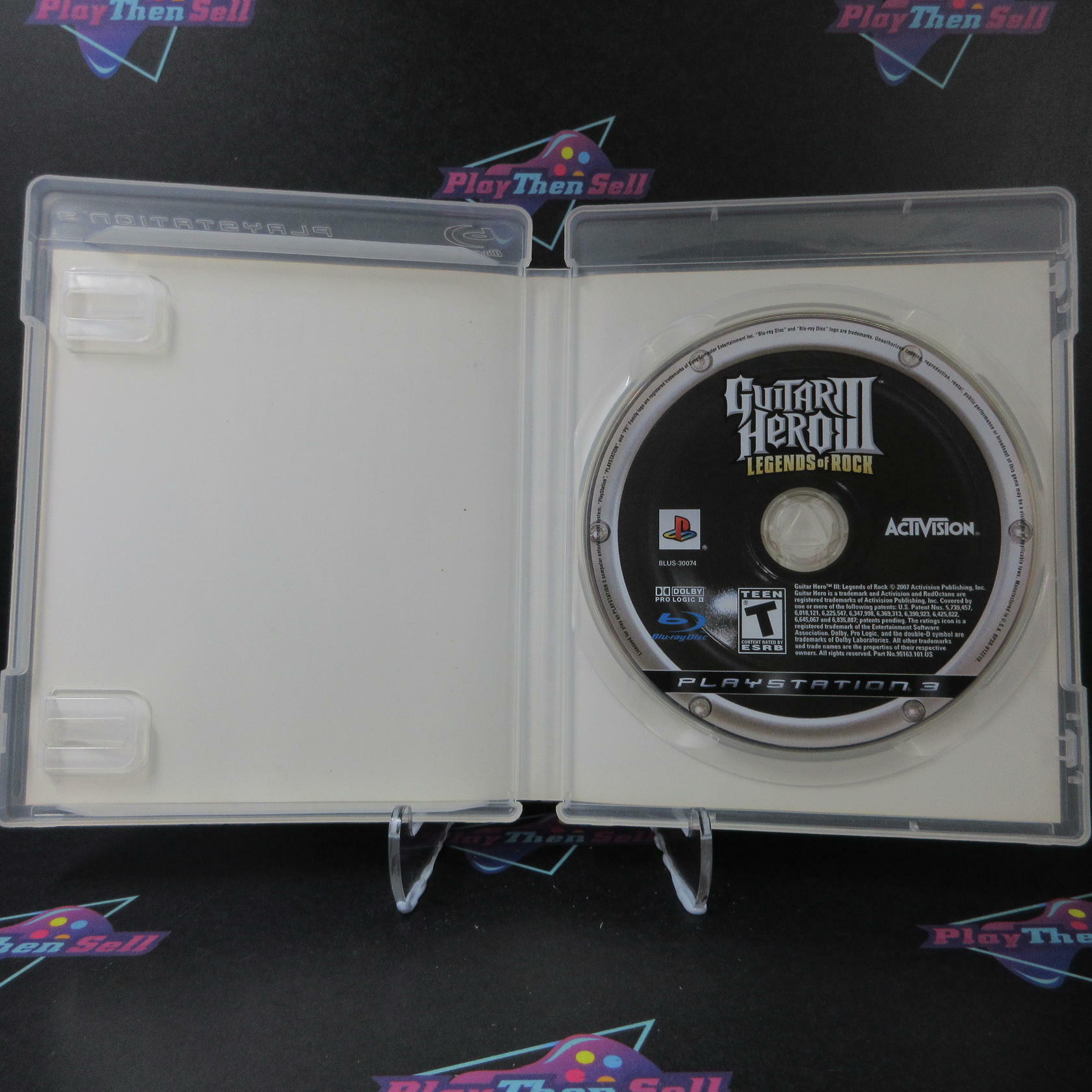 Guitar Hero III Legends of Rock PS3 PlayStation 3 AD/NM - Very Good