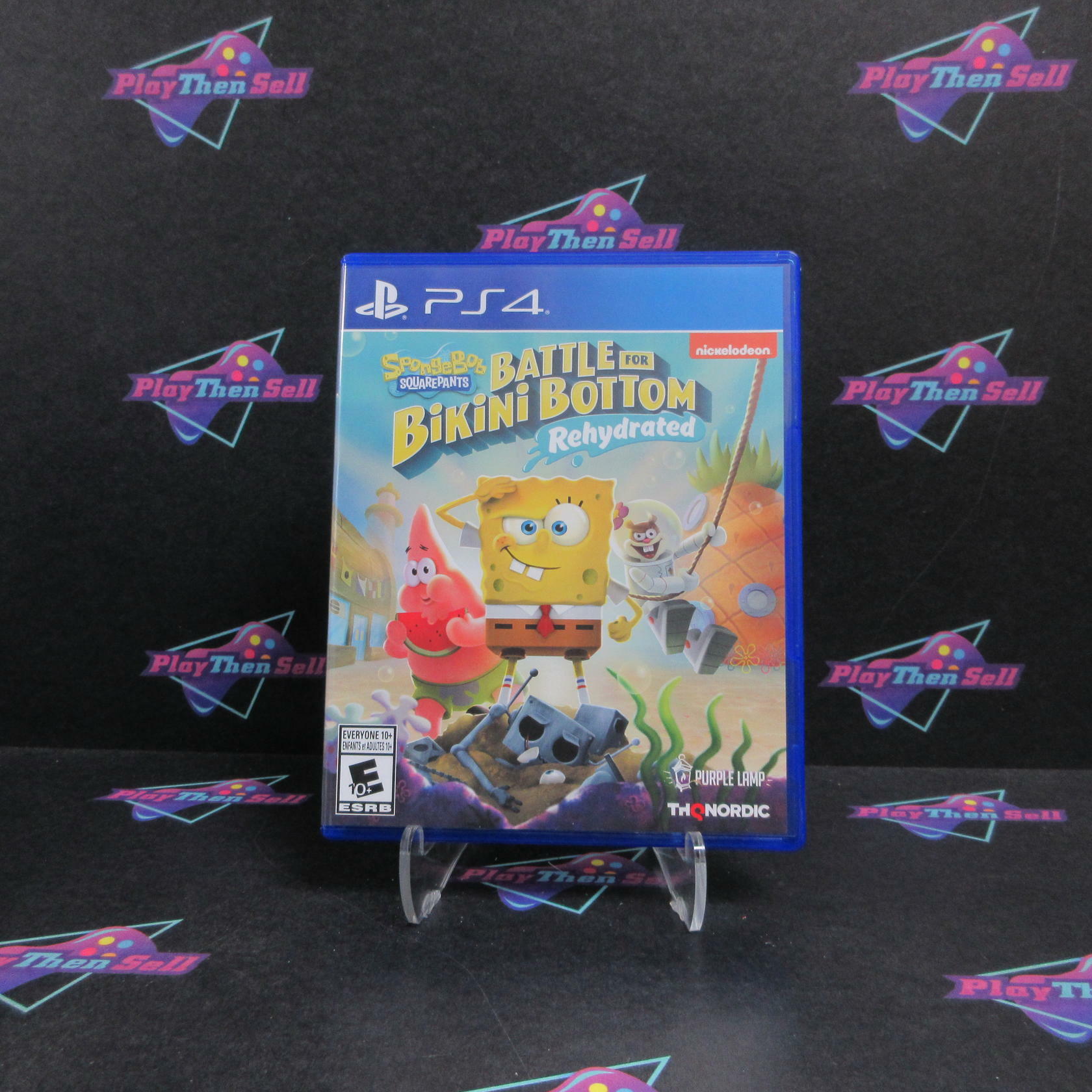 Spongebob Squarepants Battle for Bikini Bottom Rehydrated PS4 Complete - Excellent