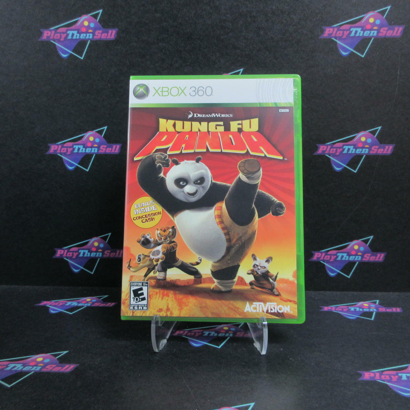 Kung Fu Panda Xbox 360 + Movie Ticket Complete - Excellent