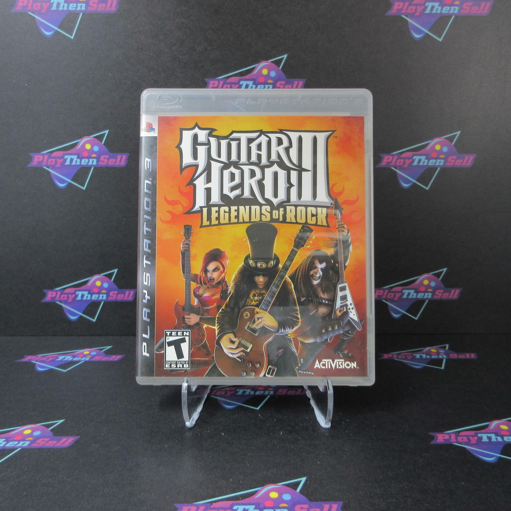 Guitar Hero III Legends of Rock PS3 PlayStation 3 AD/NM - Very Good