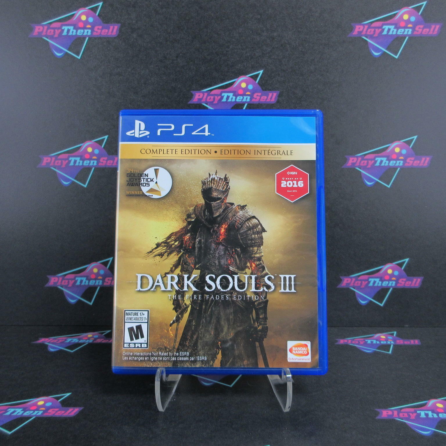 Dark Souls III The Fire Fades Edition PS4 PlayStation 4 Complete - Excellent