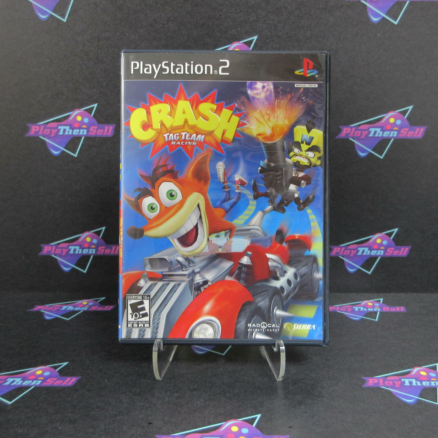 Crash Tag Team Racing PS2 PlayStation 2 DD Complete CIB - Very Good