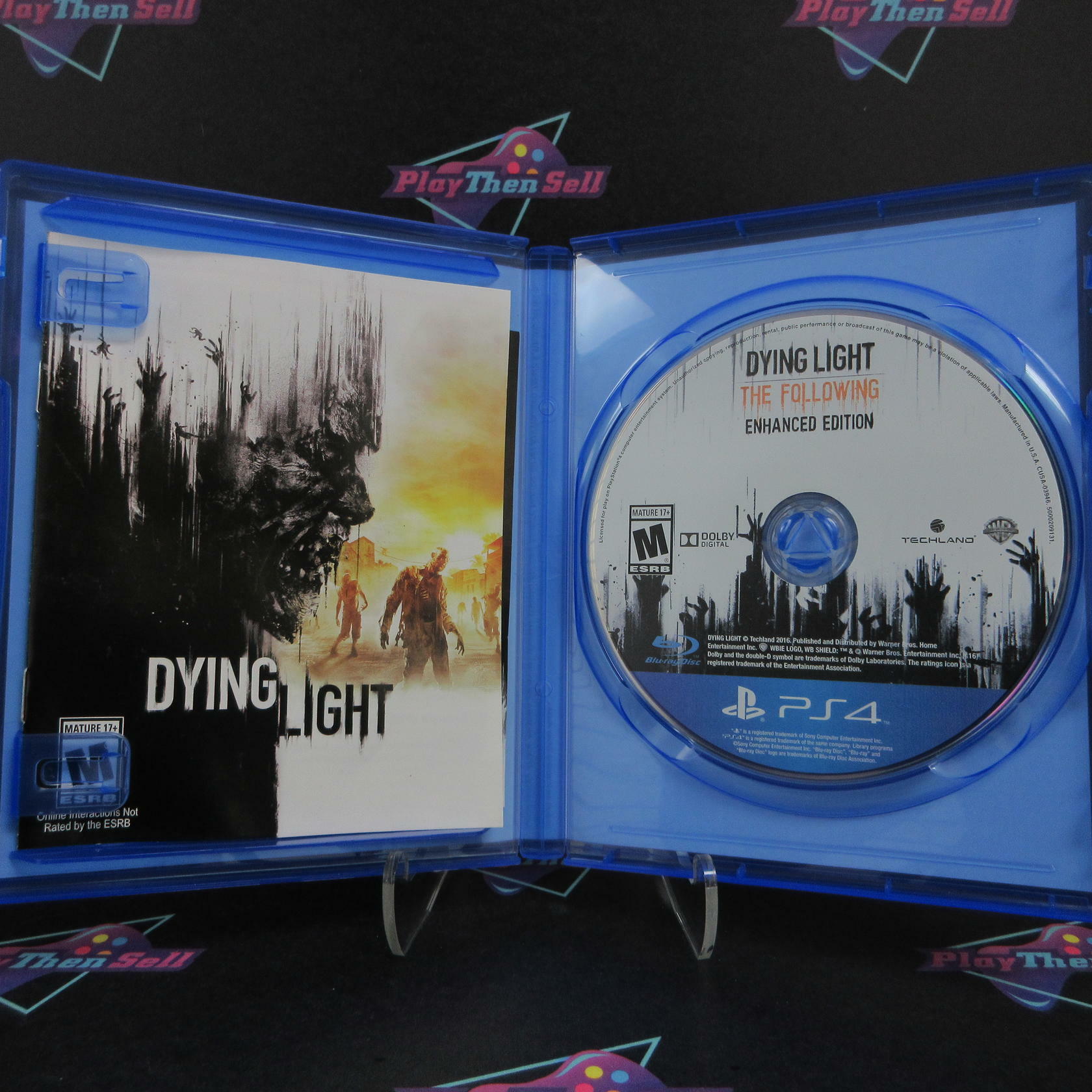 Dying Light The Following Enhanced Edition PS4 PlayStation 4 CIB - Excellent