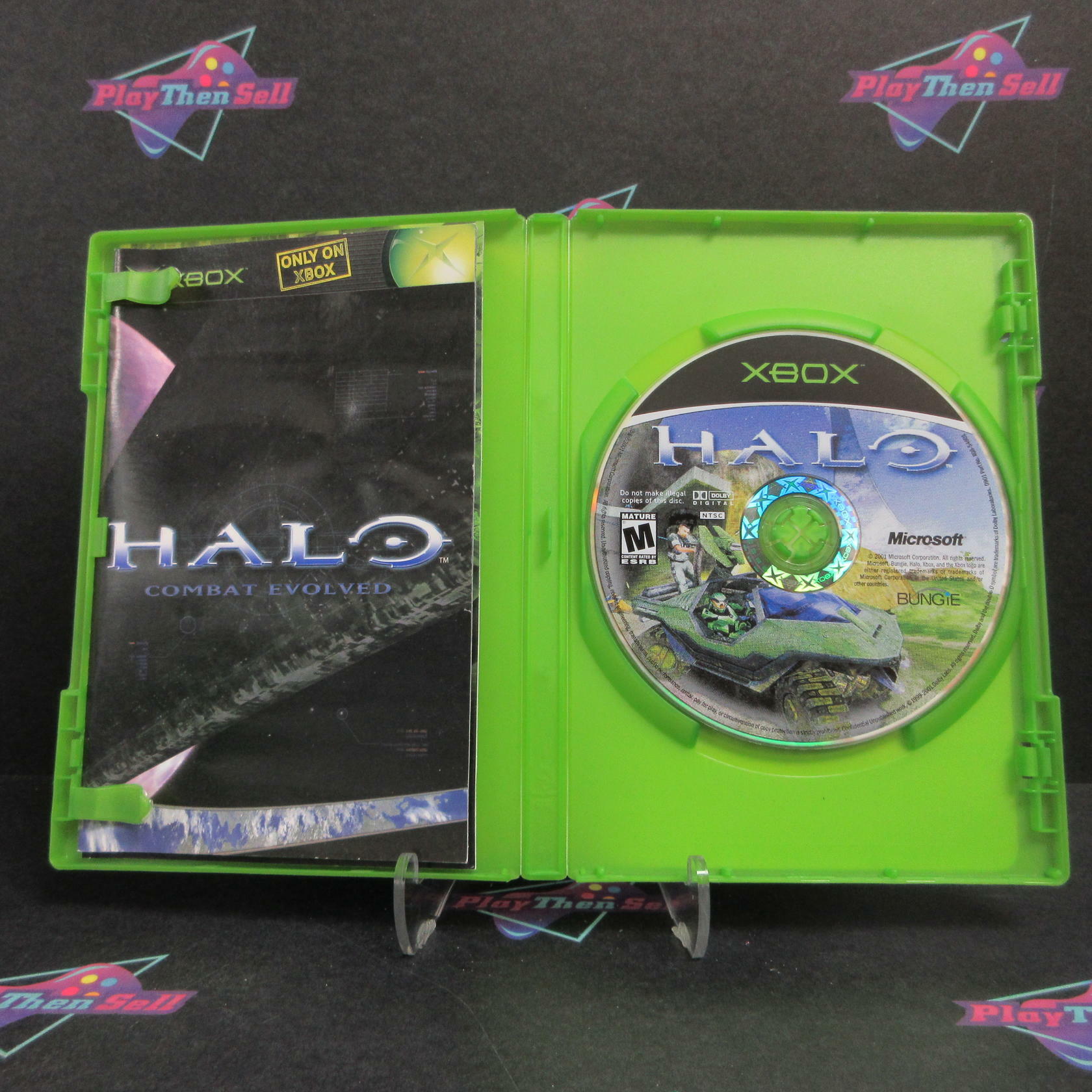 Halo Combat Evolved 1st Print Xbox MD Complete CIB - Very Good