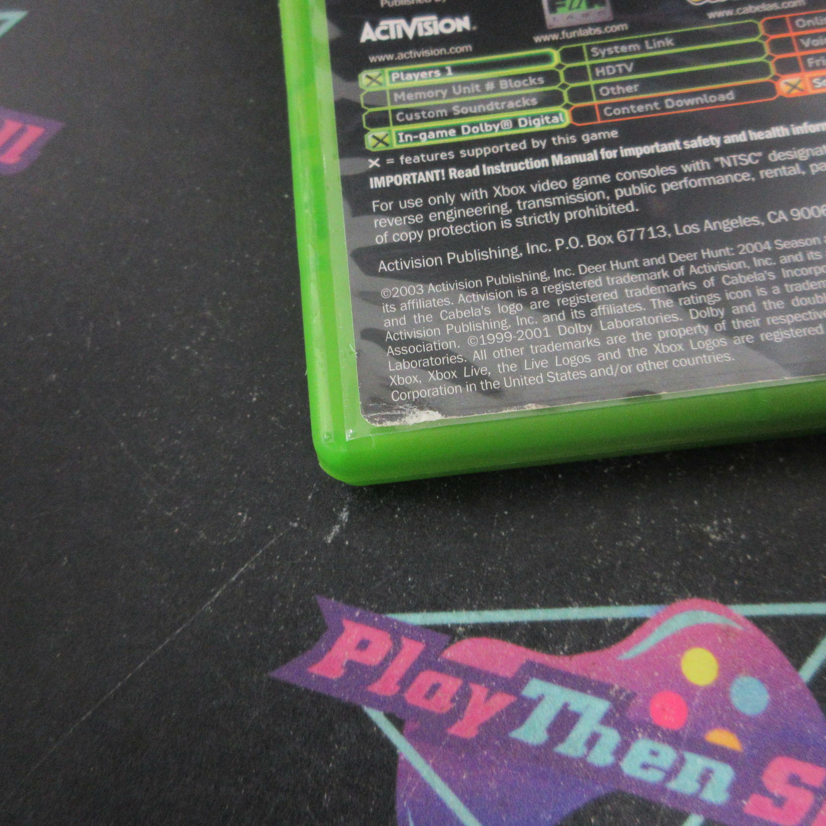 Cabela's Deer Hunt 2004 Season Xbox AD + Reg Card Complete CIB - Very Good