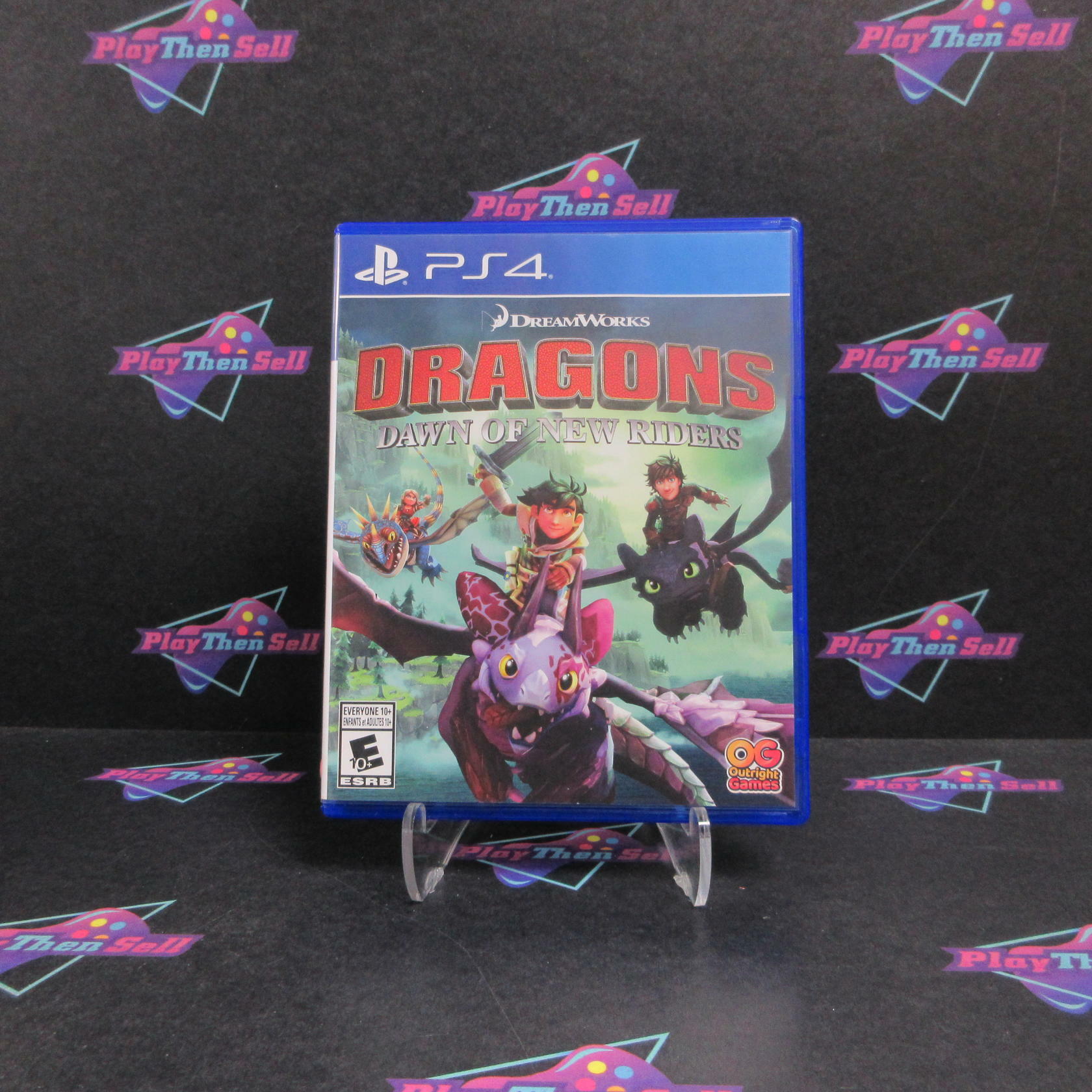 Dragons Dawn of New Riders PS4 PlayStation 4 DD Complete CIB - Very Good