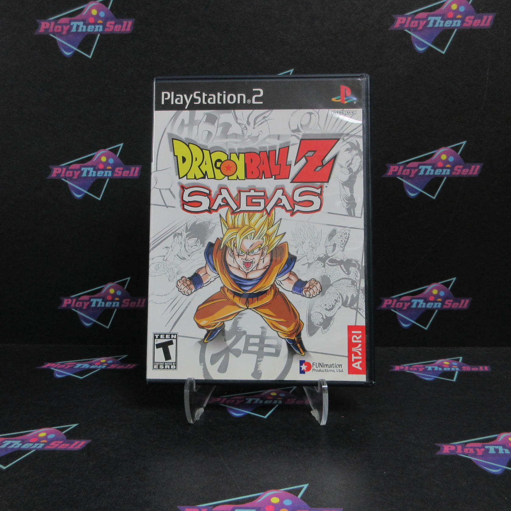 DragonBall Z Sagas PS2 PlayStation 2 AD Complete CIB - Very Good
