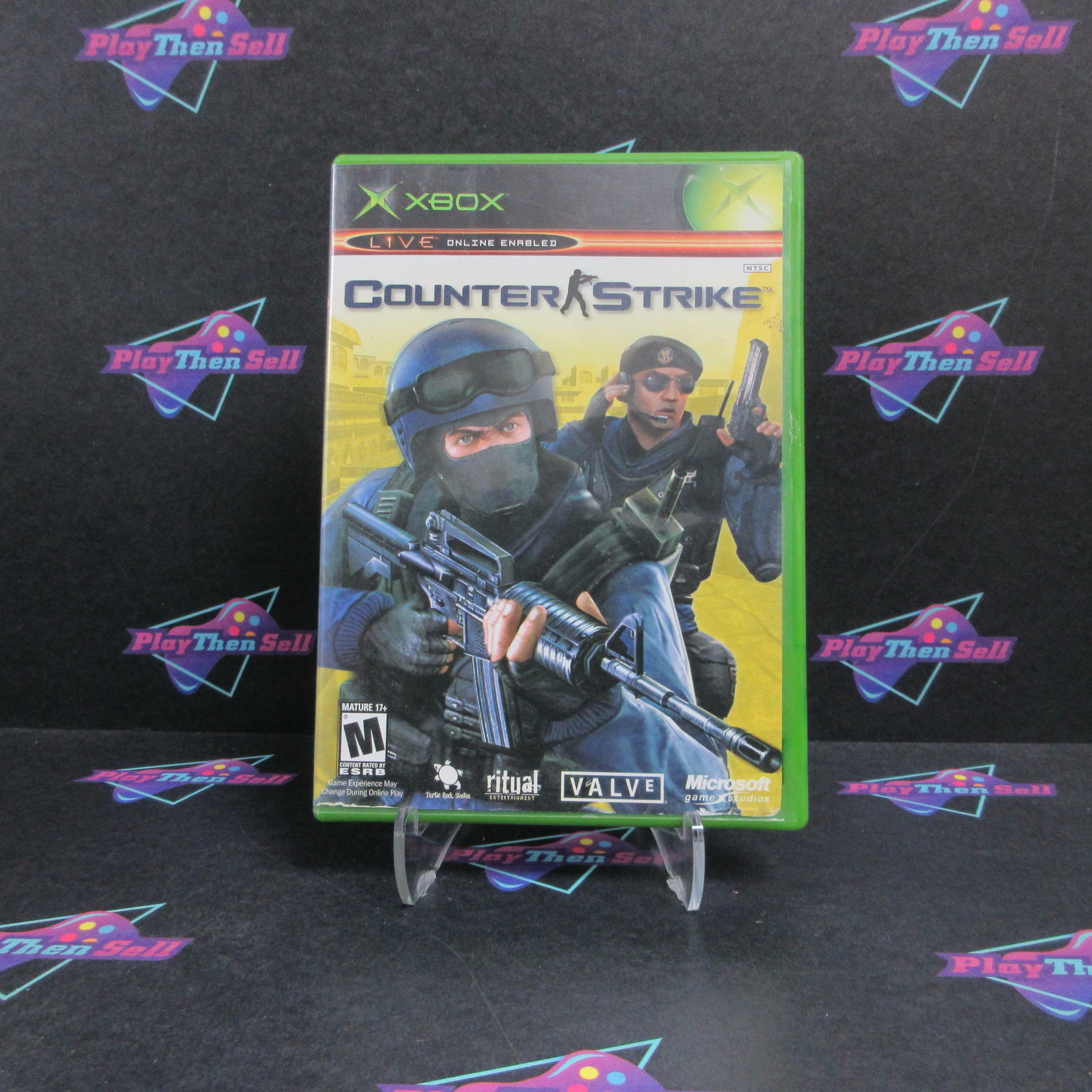 Counter Strike Xbox PH Disc AD Complete CIB - Very Good