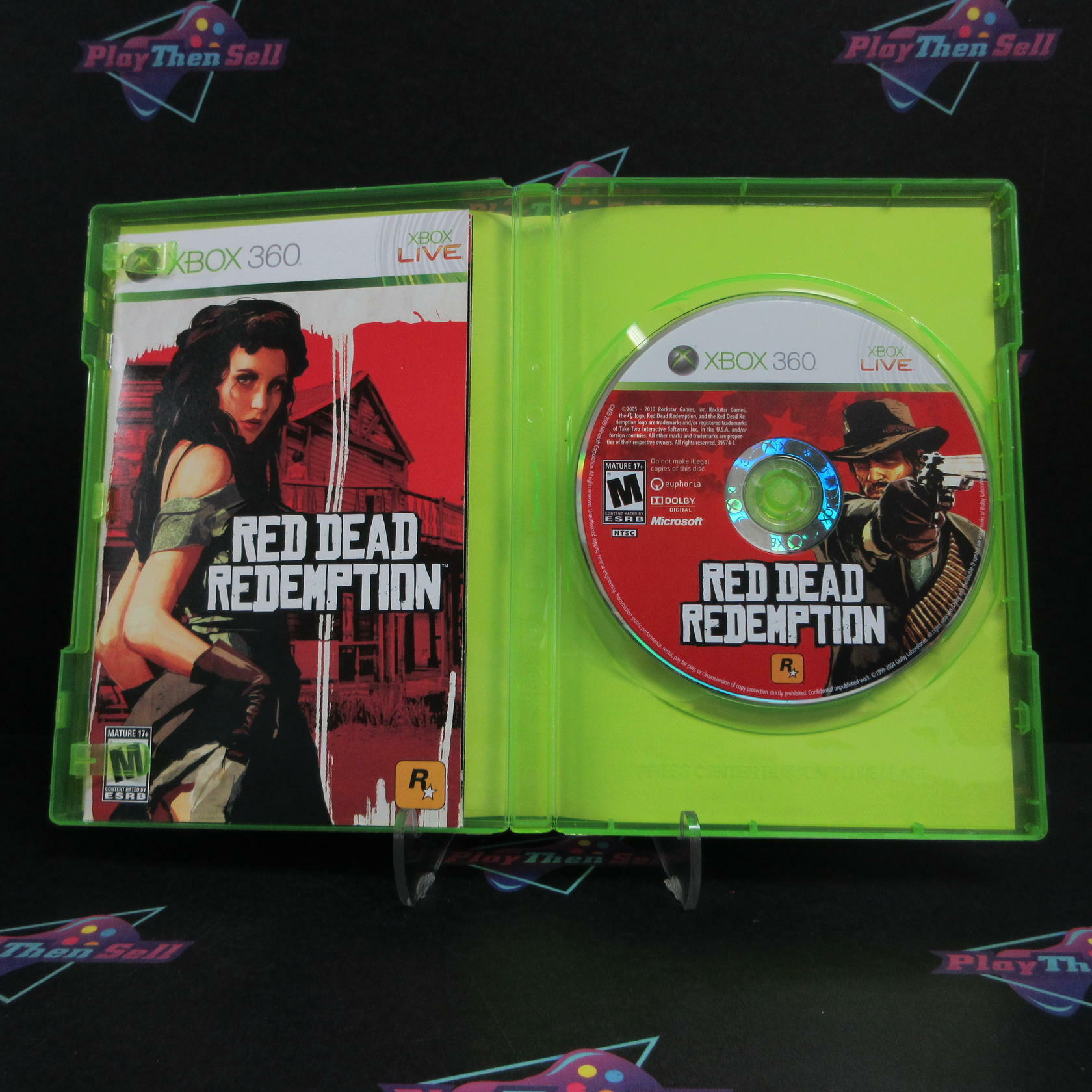 Red Dead Redemption Xbox 360 + Map Complete - Very Good
