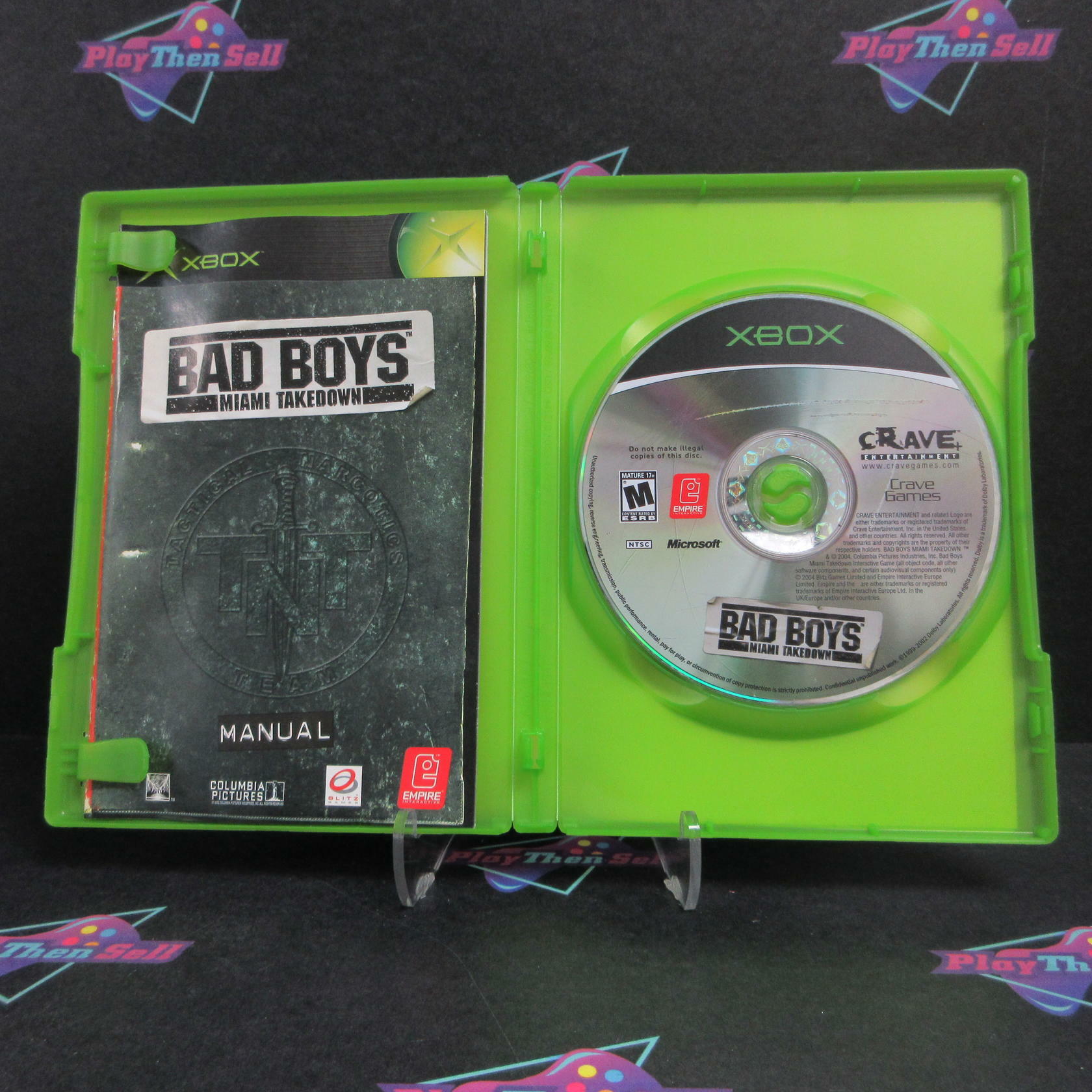 Bad Boys Miami Take Down Xbox AD Complete CIB - Very Good