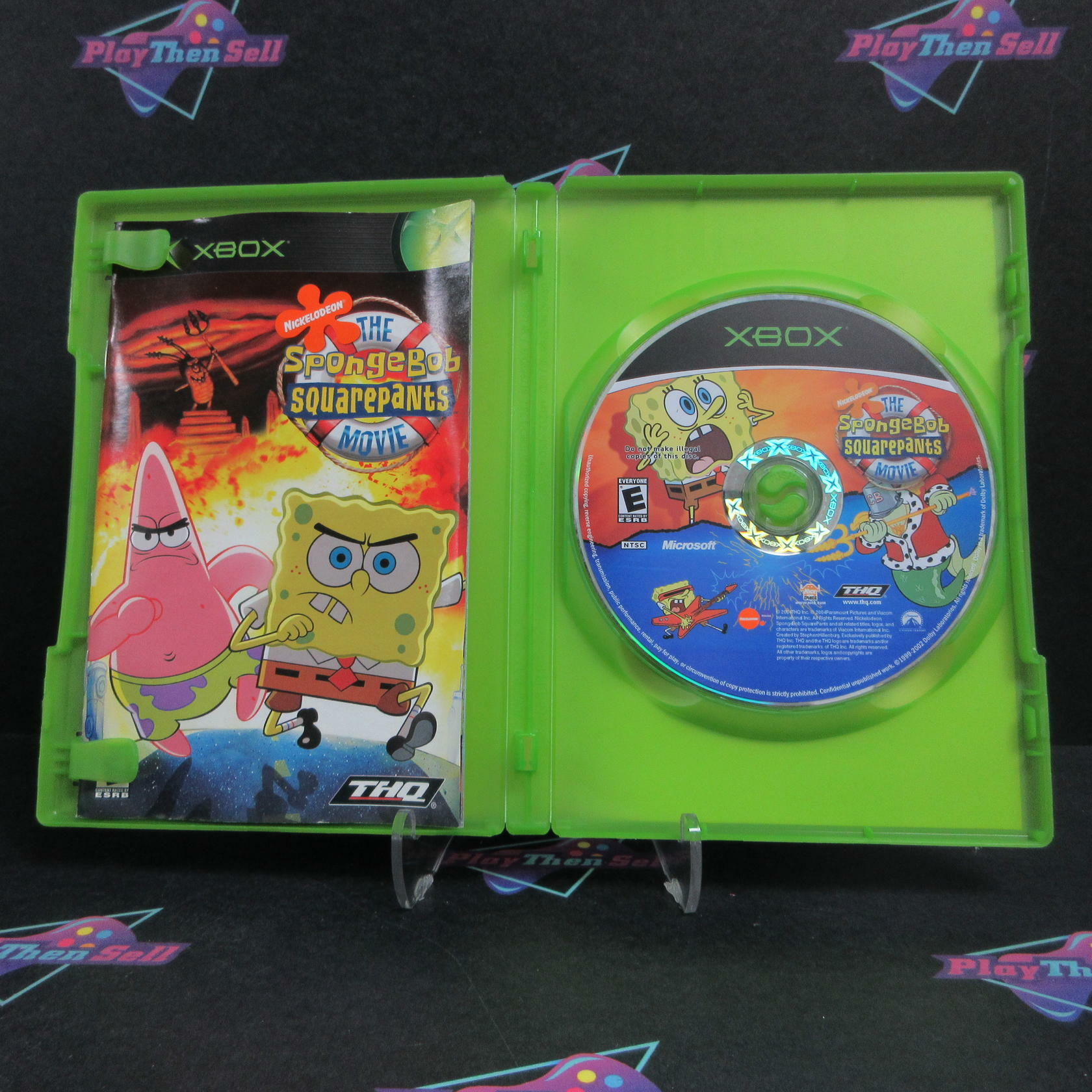 Spongebob Squarepants The Movie Xbox AD Complete CIB - Very Good