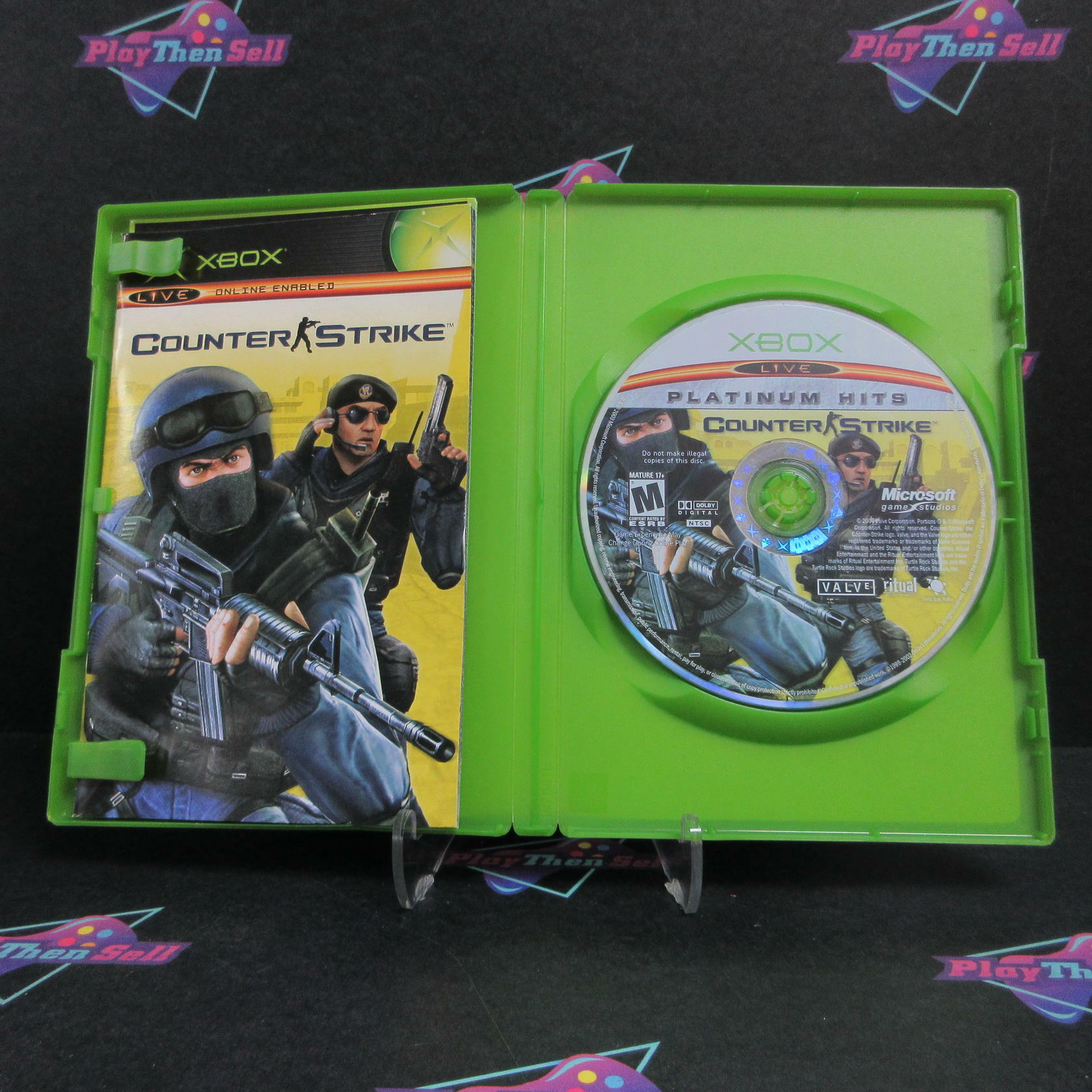 Counter Strike Xbox PH Disc AD Complete CIB - Very Good
