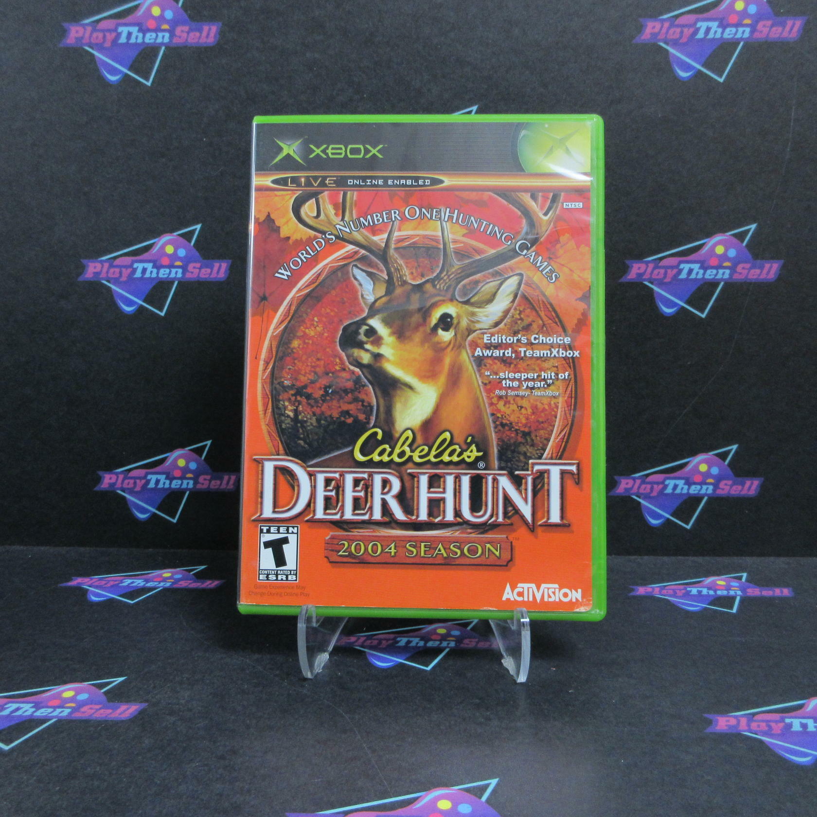 Cabela's Deer Hunt 2004 Season Xbox AD + Reg Card Complete CIB - Very Good
