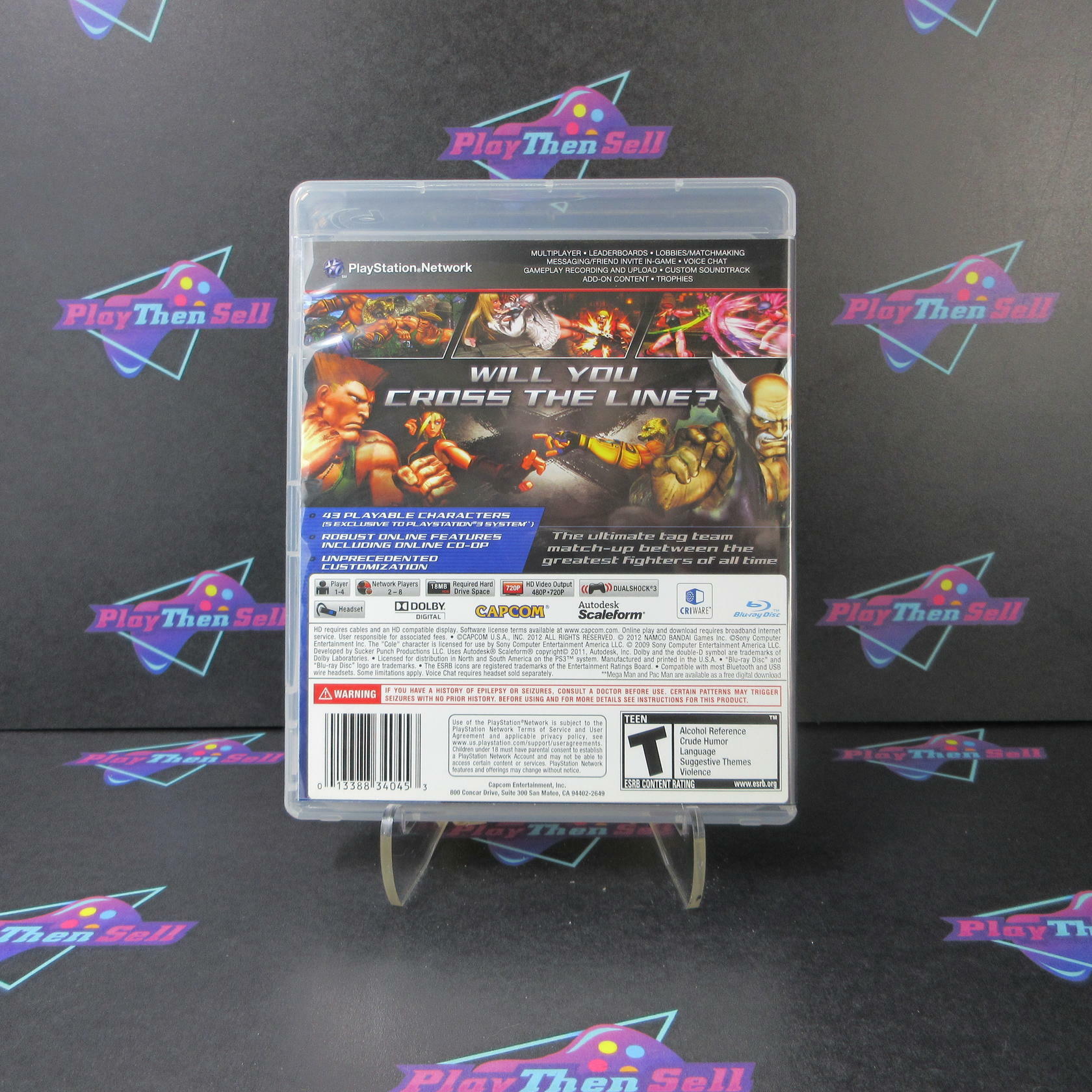Street Fighter X Tekken PS3 Playstation 3 - Like New
