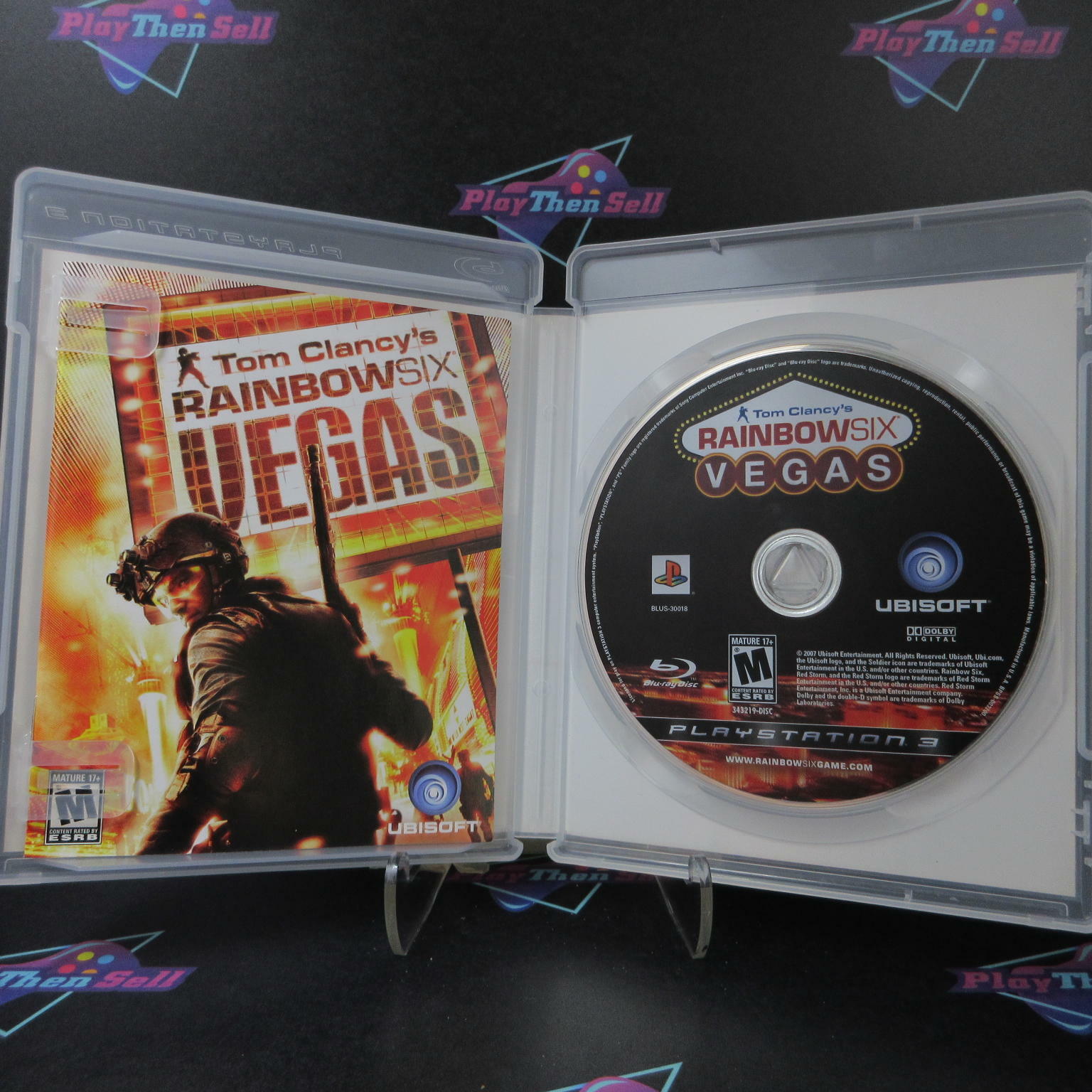 Tom Clancy's Rainbow Six Vegas PS3 PlayStation 3 DD Complete CIB - Very Good