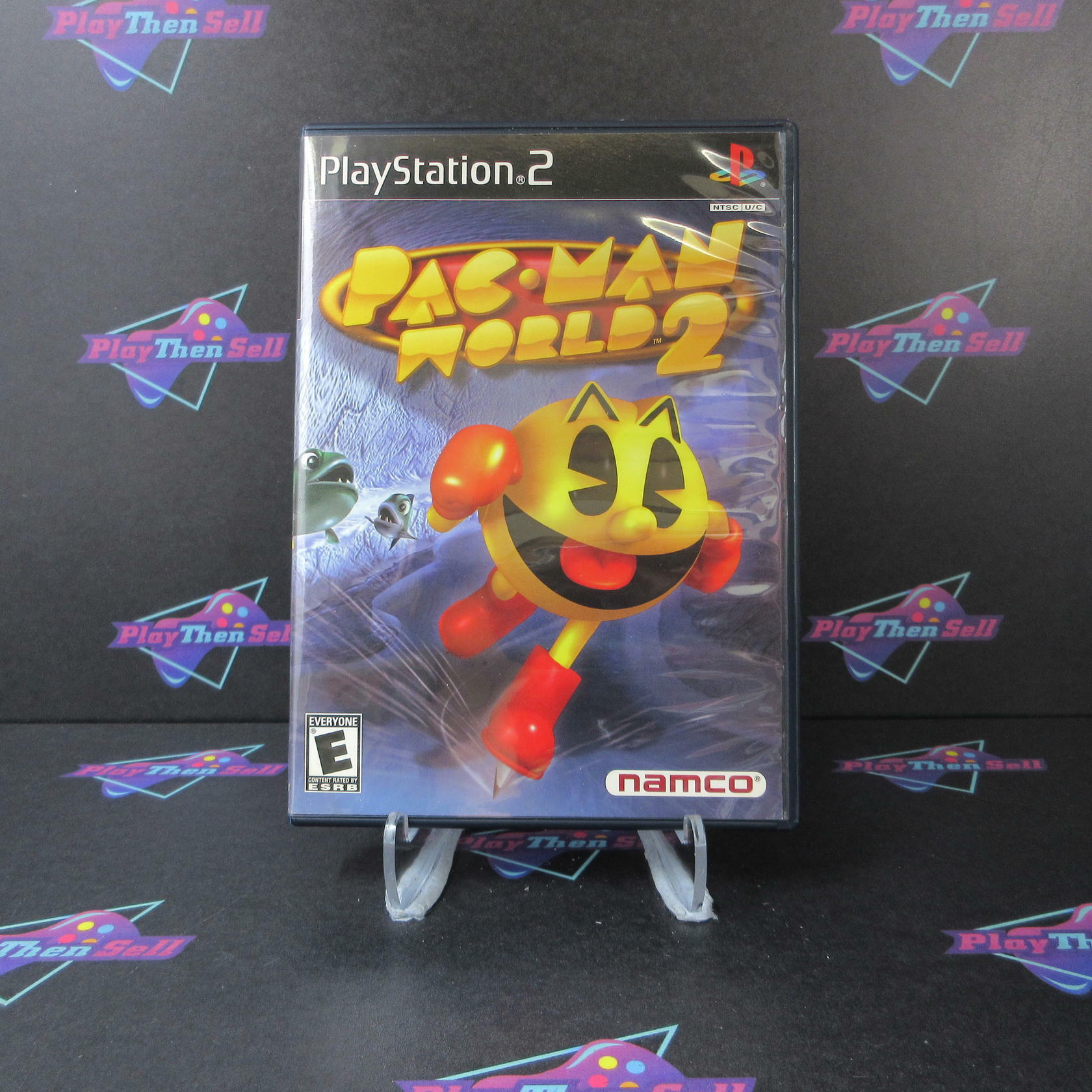 Pac Man World 2 PS2 PlayStation 2 AD + Reg Card Complete CIB - Very Good
