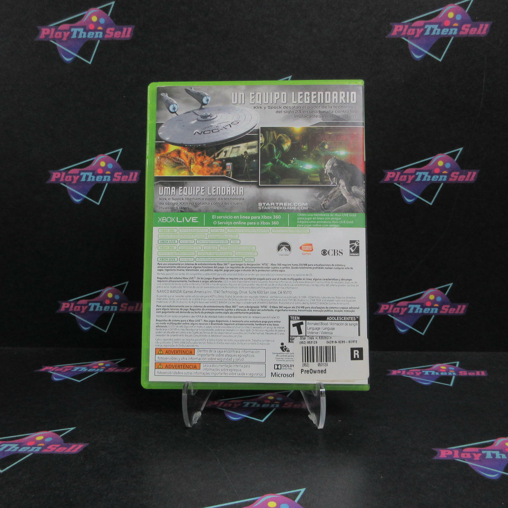 Star Trek Xbox 360 AD Complete CIB - Very Good