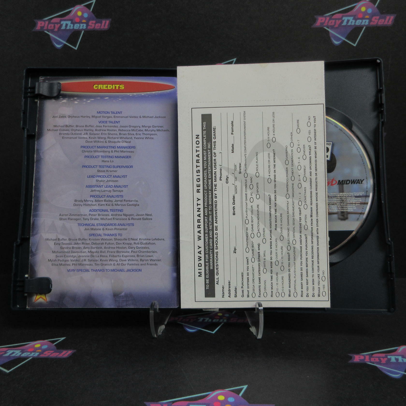 Ready to Rumble Boxing Round 2 PS2 PlayStation 2 AD/MD + Reg Card CIB - Very Good