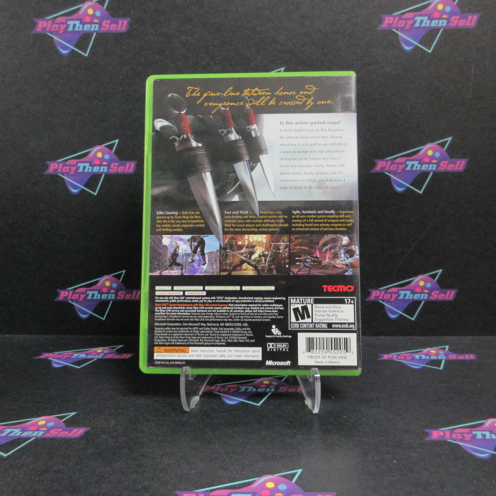 Ninja Gaiden II Xbox 360 MD/DD Complete CIB - Very Good