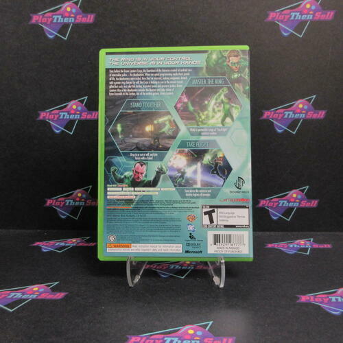 Green Lantern Rise of the Manhunters Xbox 360 DD Complete CIB - Very Good