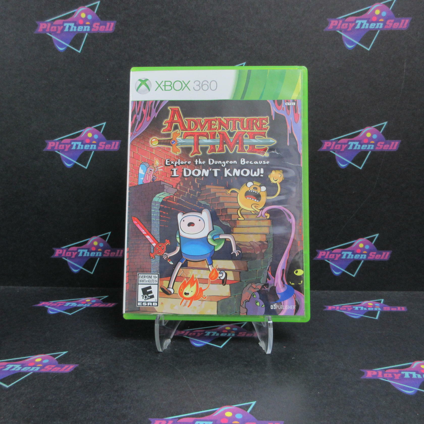 Adventure Time Explore the Dungeon Because IDK Xbox 360 AD - Very Good