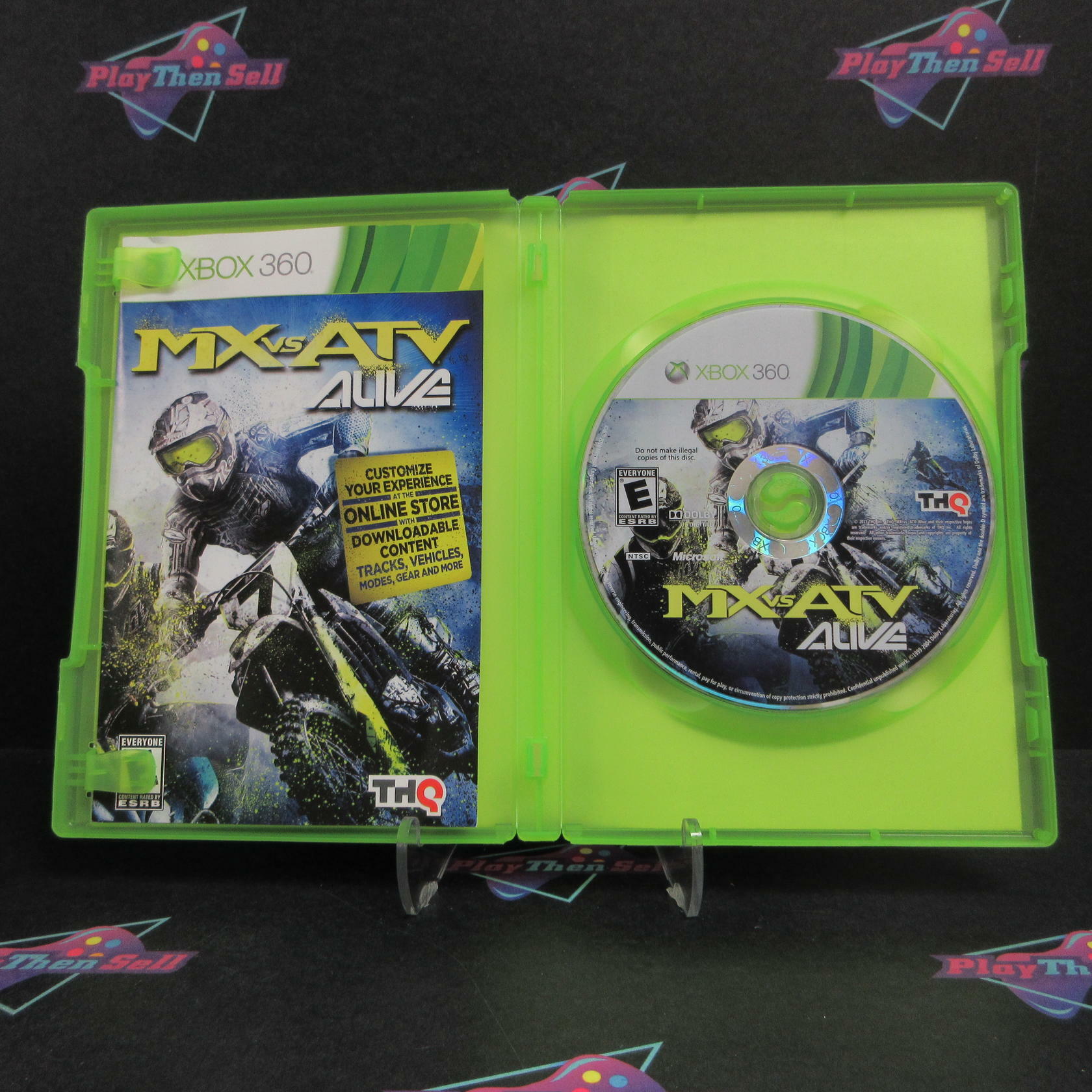 MX vs ATV Alive Xbox 360 AD Complete CIB - Very Good