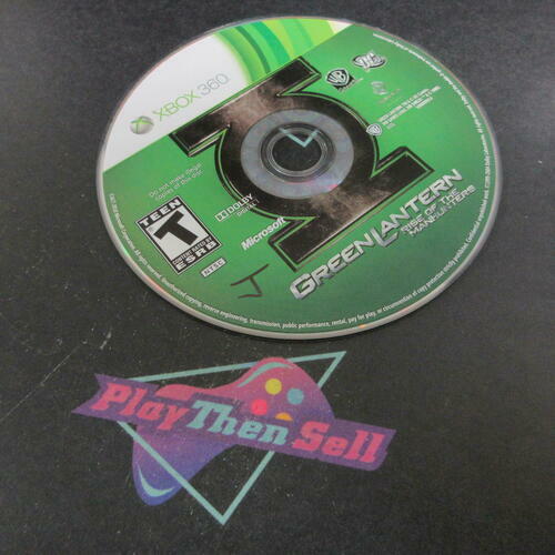 Green Lantern Rise of the Manhunters Xbox 360 DD Complete CIB - Very Good