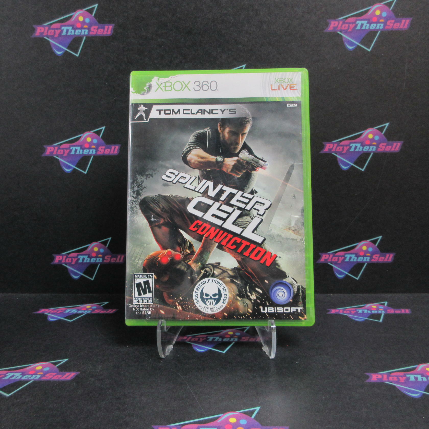 Tom Clancy's Splinter Cell Conviction Xbox 360 AD/MD Complete CIB - Very Good