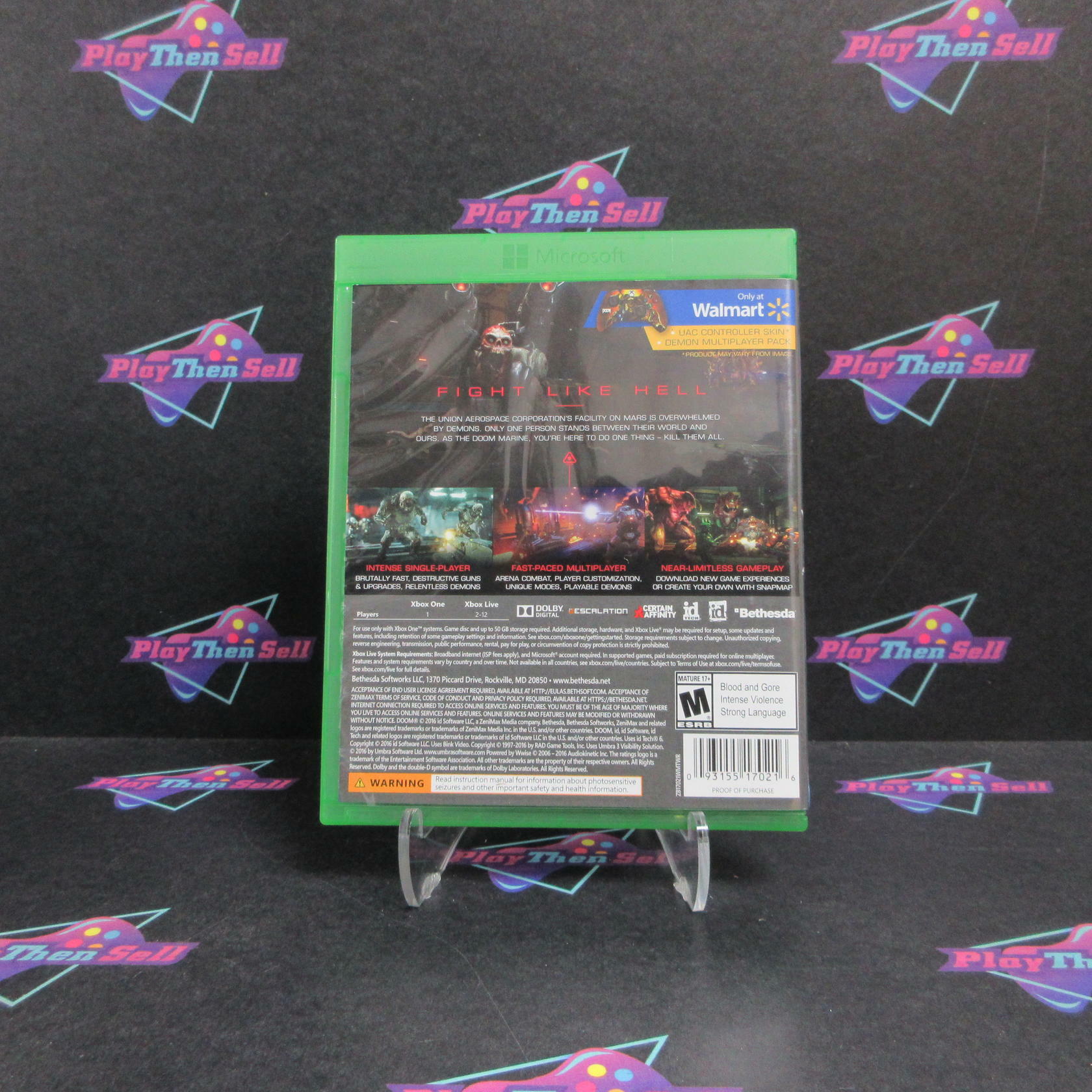 Doom Xbox One + Controller Skin Complete - Refurbished