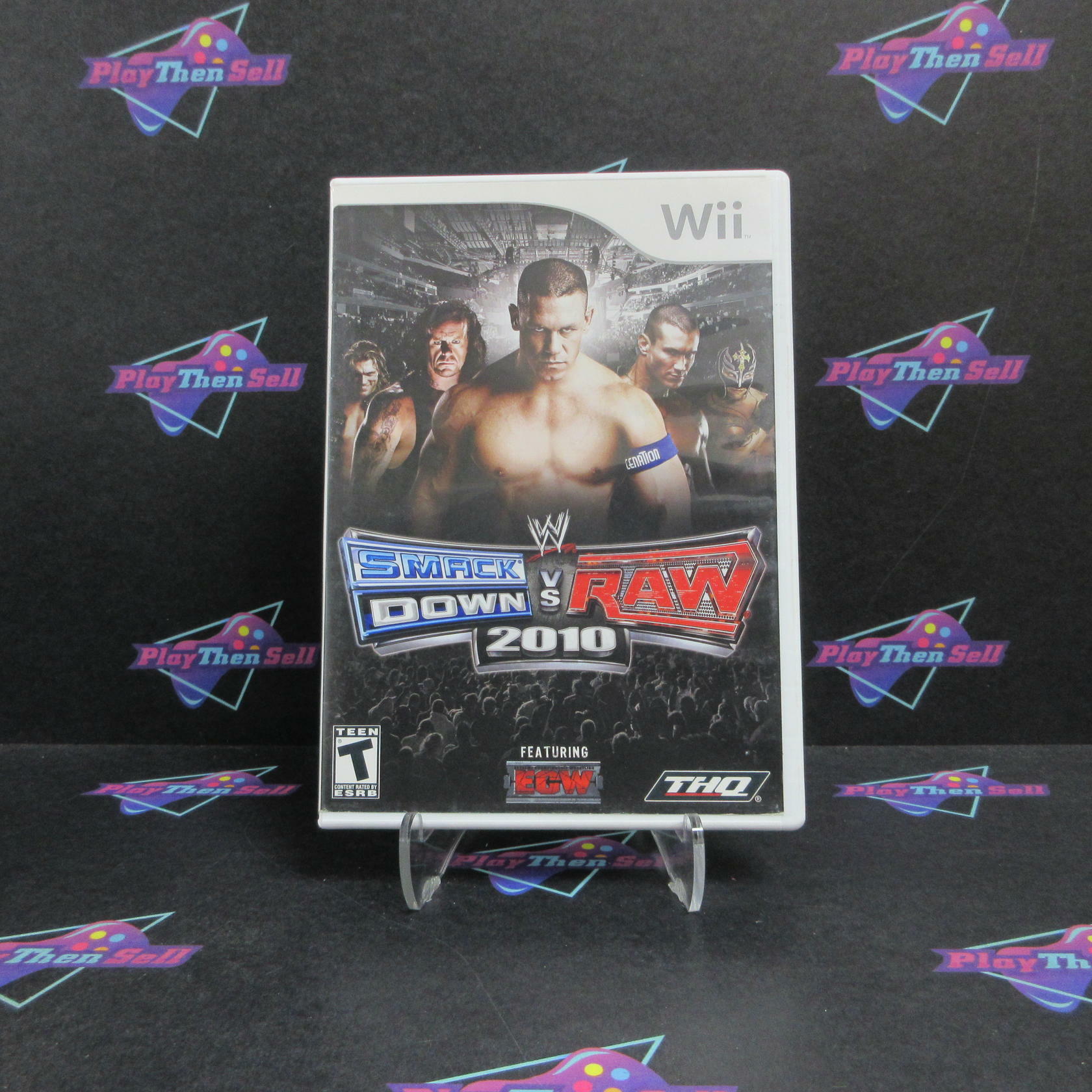 WWE SmackDown vs. Raw 2010 Nintendo Wii MD Complete CIB - Very Good