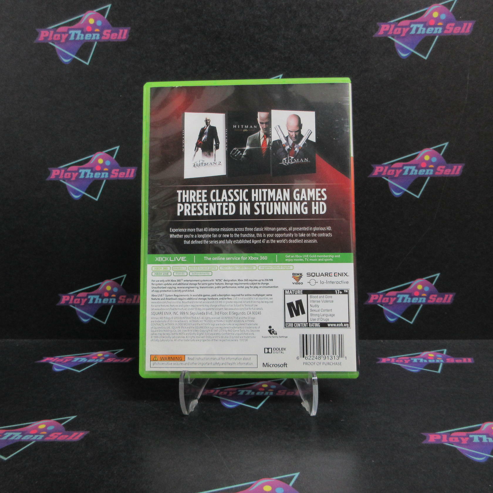 Hitman HD Trilogy Xbox 360 AD Complete CIB - Very Good