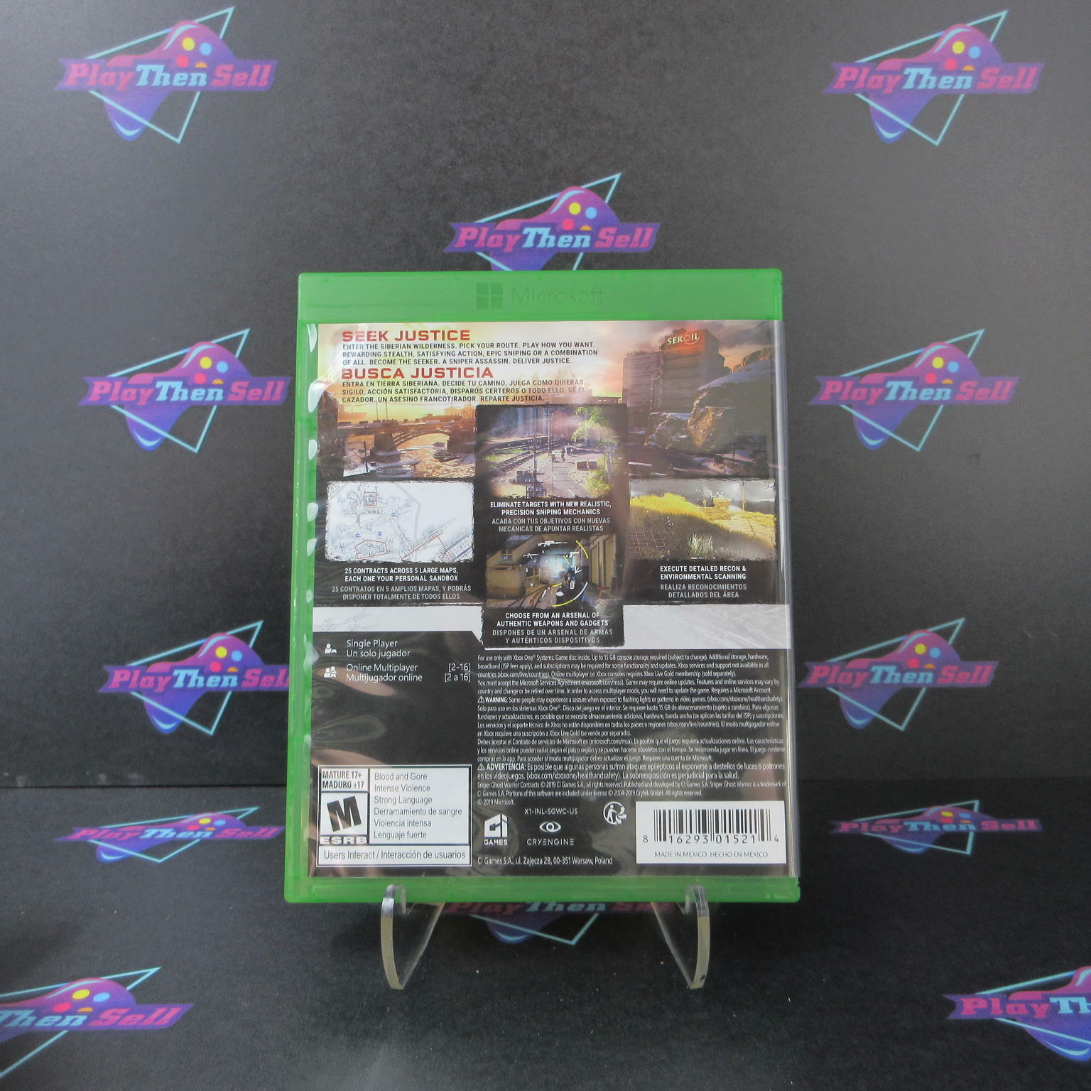 Sniper Ghost Warrior Contracts Xbox One Complete - Refurbished