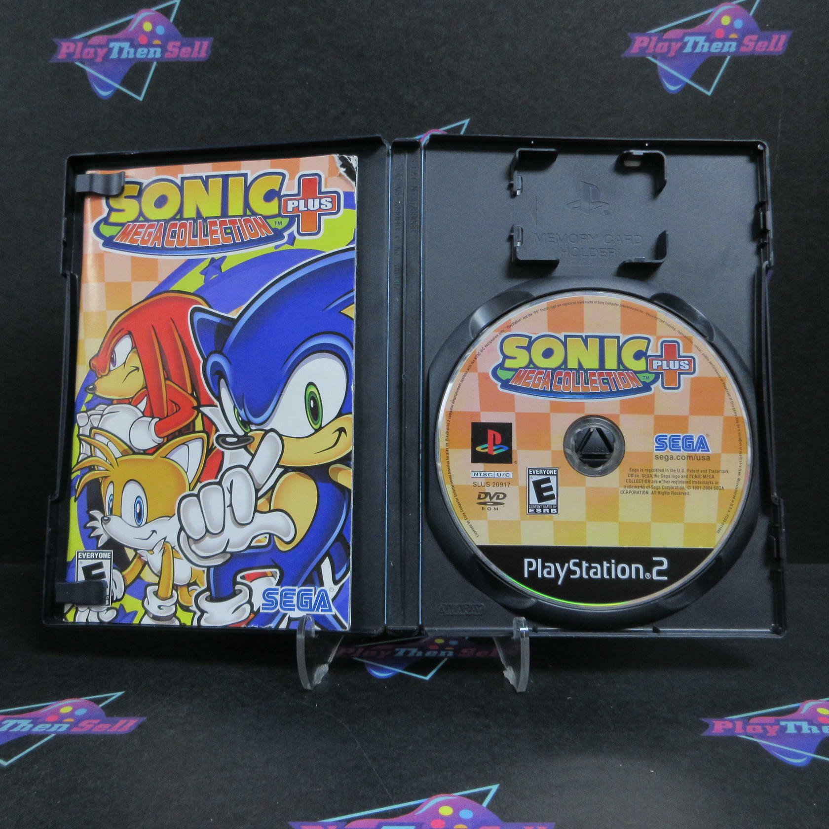Sonic Mega Collection PS2 PlayStation 2 MD Complete CIB - Very Good