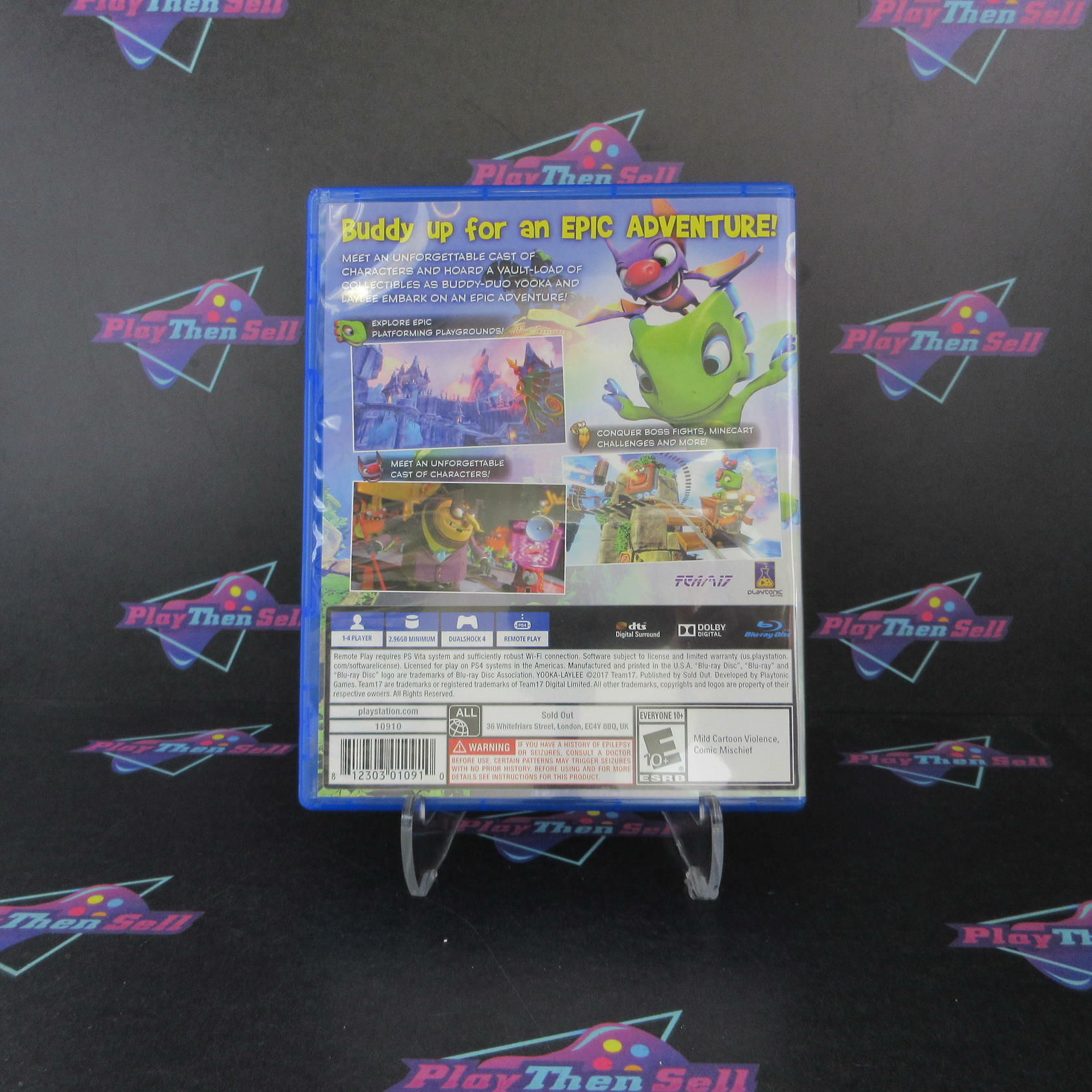 Yooka-Laylee PS4 PlayStation 4 Complete - Refurbished