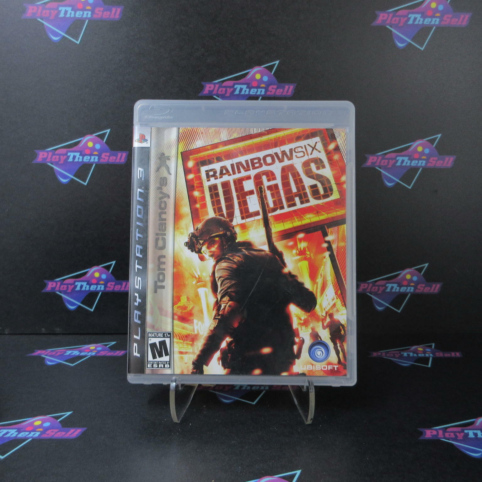 Tom Clancy's Rainbow Six Vegas PS3 PlayStation 3 DD Complete CIB - Very Good