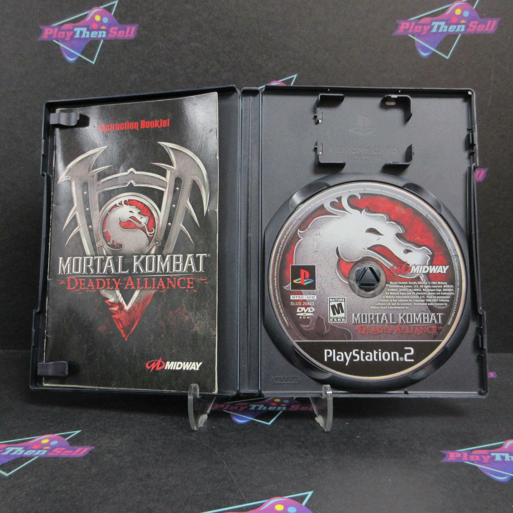 Mortal Kombat Deadly Alliance PS2 PlayStation 2 AD/MD Complete CIB - Very Good