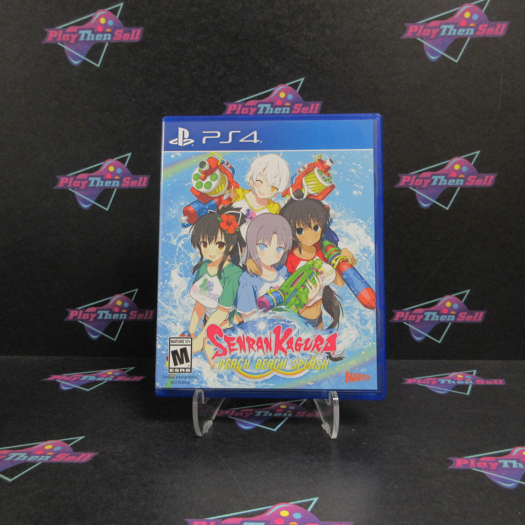 Senran Kagura Peach Beach Splash PS4 PlayStation 4 Complete - Excellent