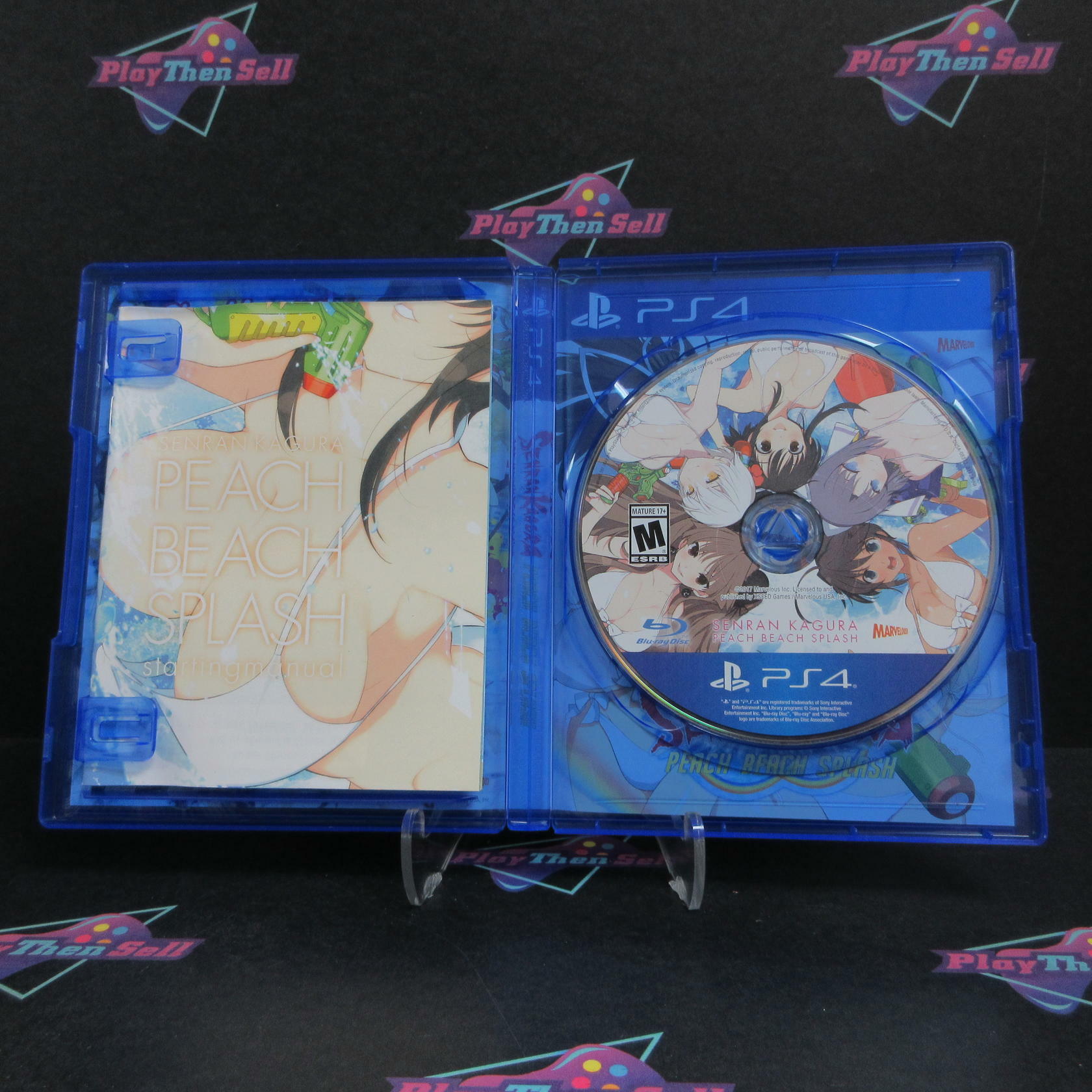Senran Kagura Peach Beach Splash PS4 PlayStation 4 Complete - Excellent