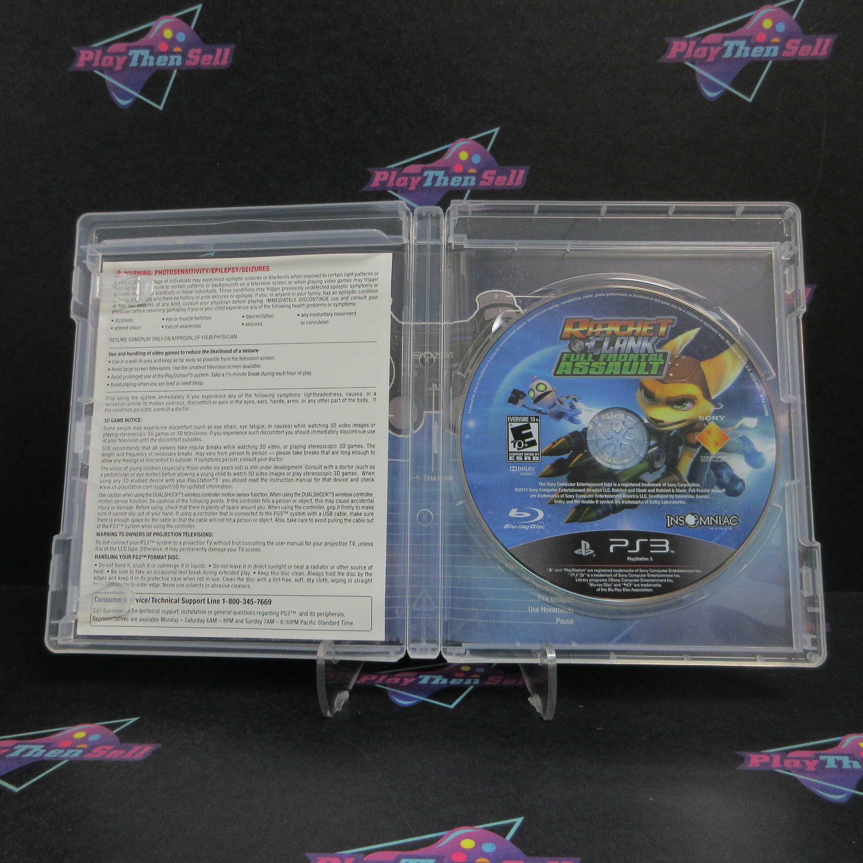 Ratchet & Clank Full Frontal Assault PS3 PlayStation 3 Complete - Excellent