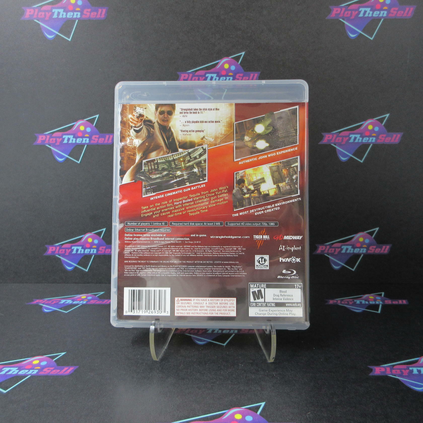 Stranglehold PS3 PlayStation 3 Complete - Excellent
