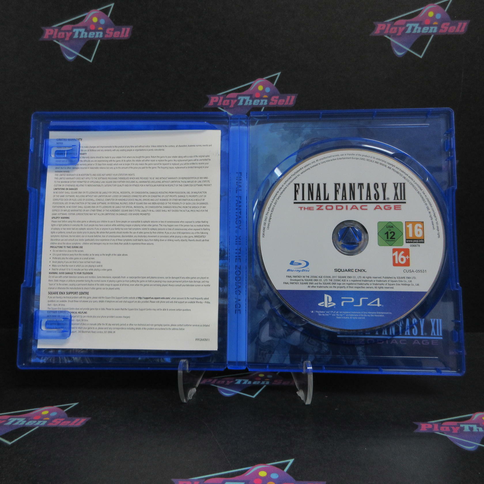 Final Fantasy XII The Zodiac Age PS4 PlayStation 4 PAL - Like New