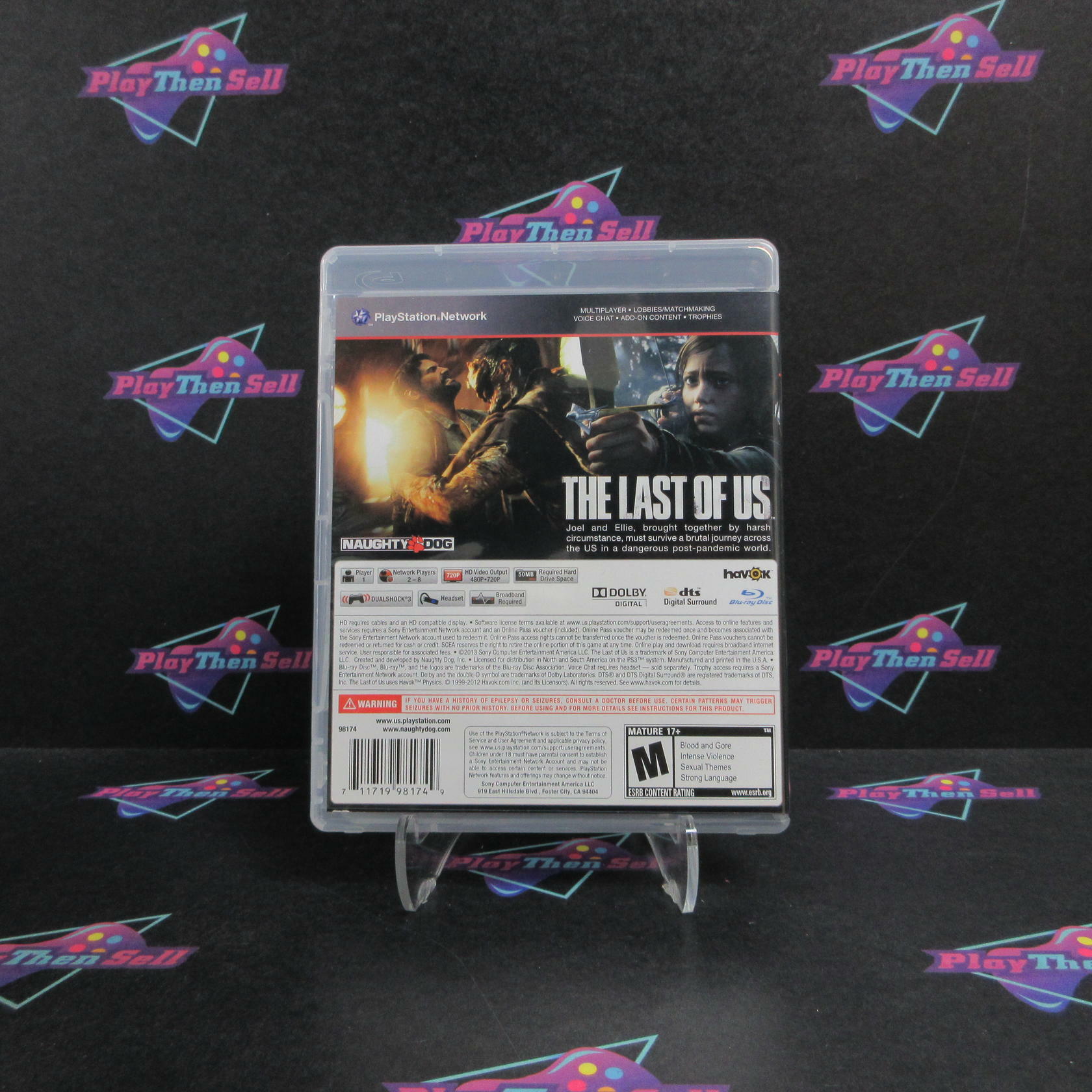 The Last of Us PS3 PlayStation 3 DD - Very Good