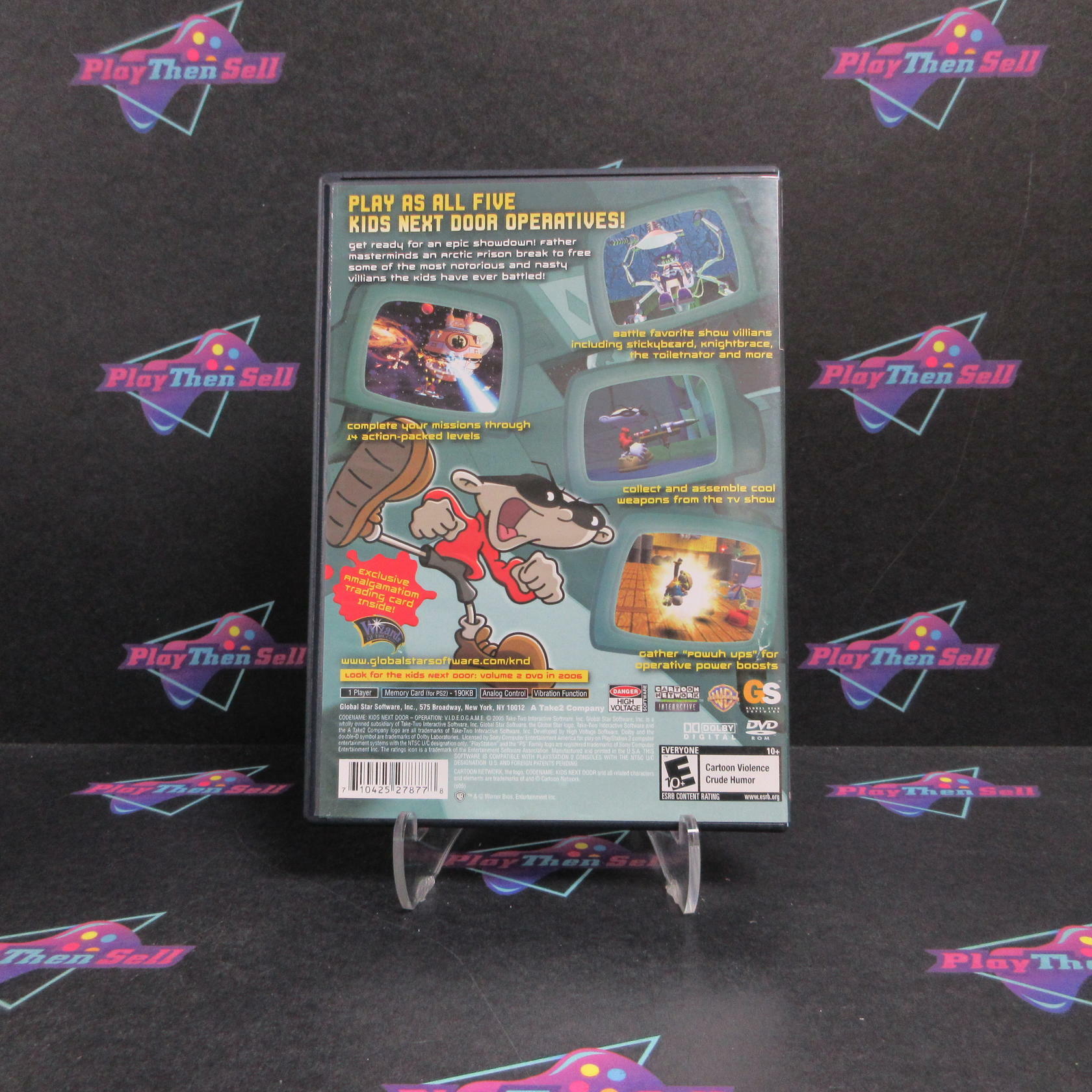 Codename Kids Next Door Operation V.I.D.E.O.G.A.M.E PS2 PlayStation 2 AD/NM - Very Good