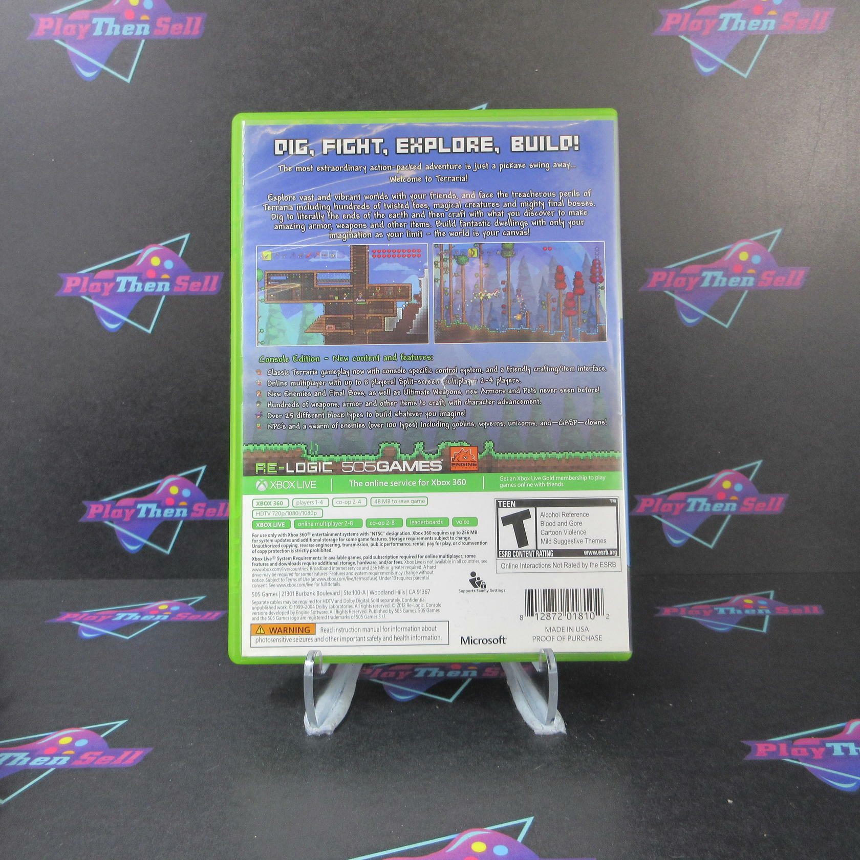 Terraria PH Xbox 360 AD Complete CIB - Very Good